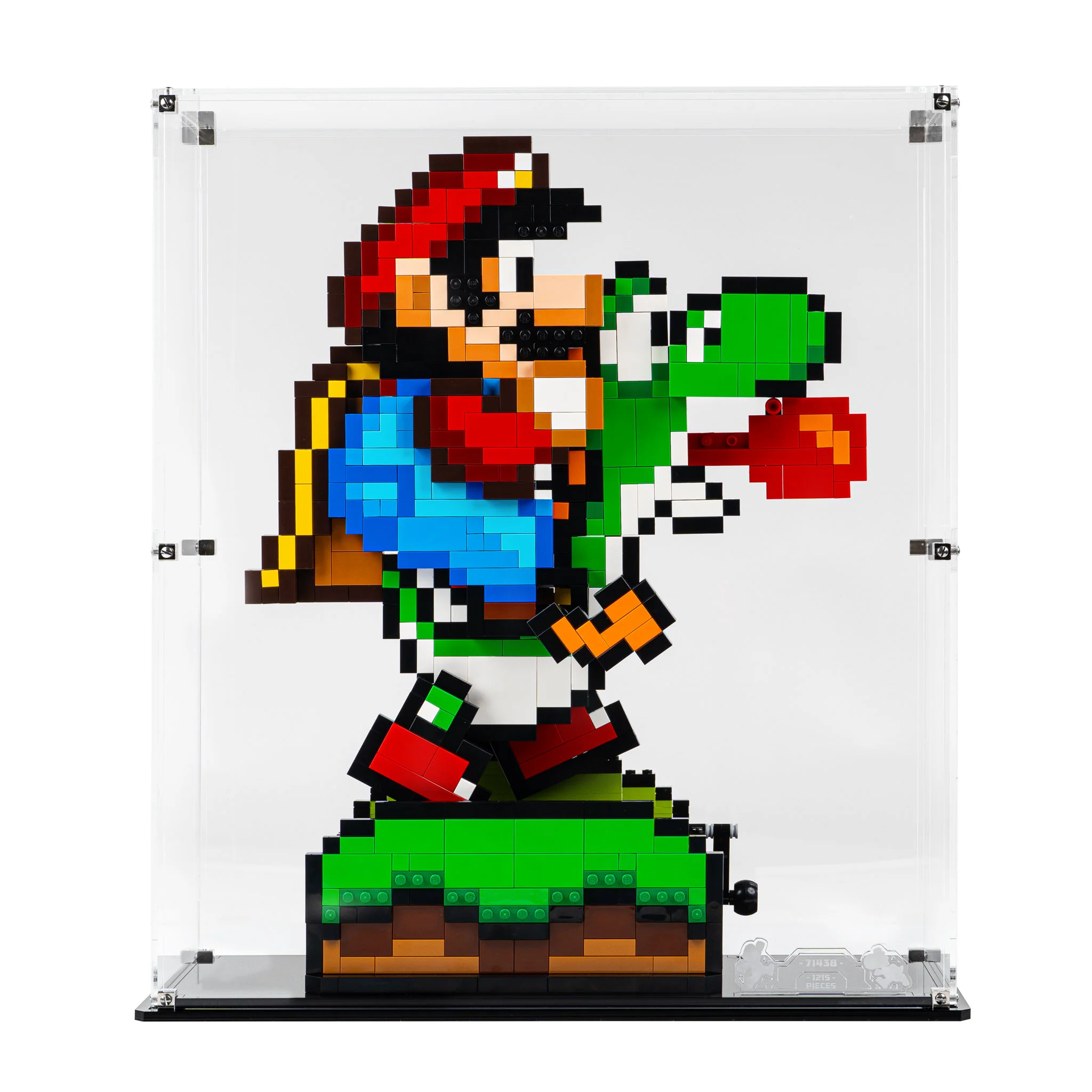 Display Case for LEGO® Super Mario™: Super Mario World™ Mario and Yoshi (71438) - Image 5