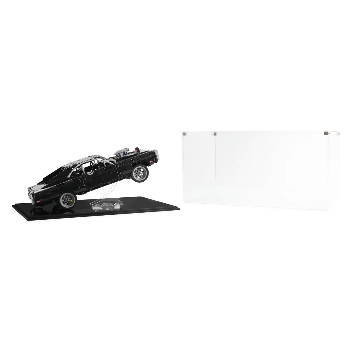Display Case for LEGO® Technic: Dom's Dodge Charger (42111) - Image 14