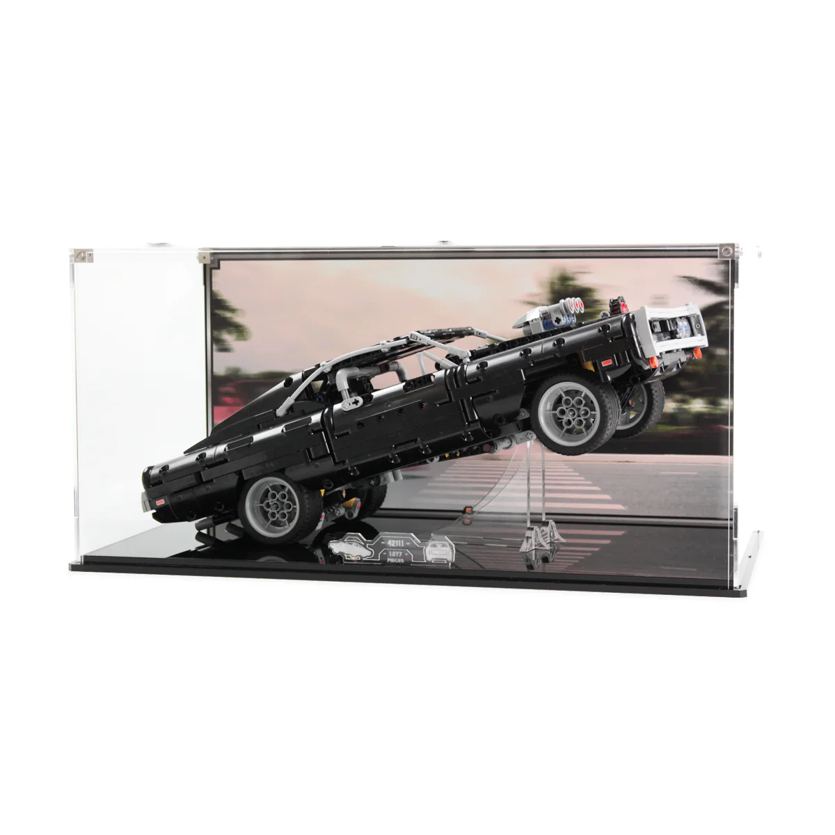 Display Case for LEGO® Technic: Dom's Dodge Charger (42111) - Image 2
