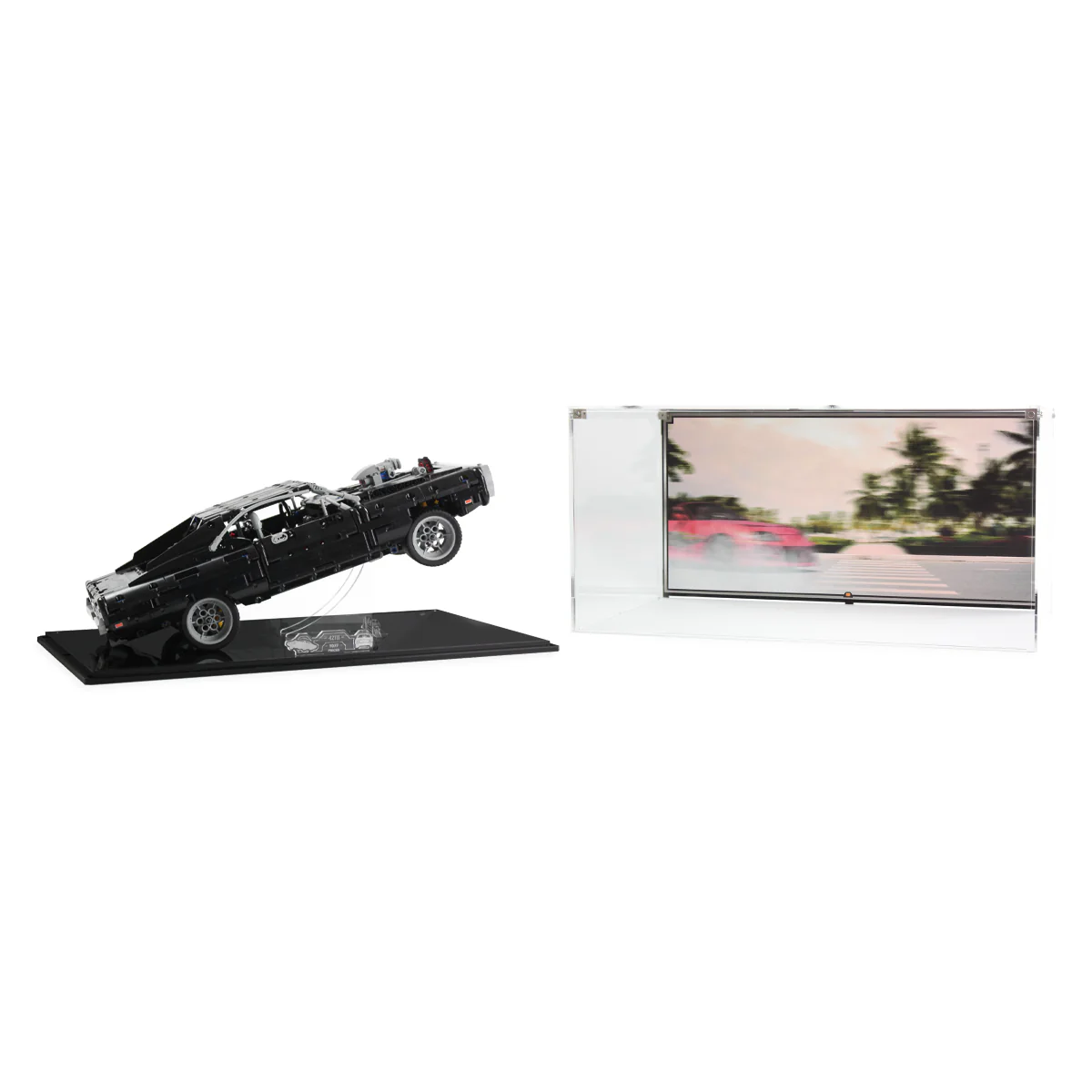 Display Case for LEGO® Technic: Dom's Dodge Charger (42111) - Image 4