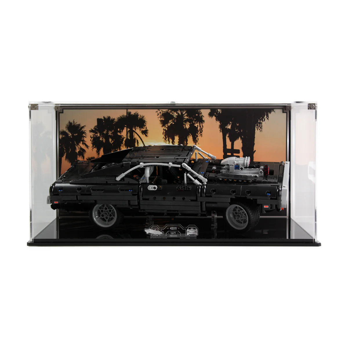 Display Case for LEGO® Technic: Dom's Dodge Charger (42111) - Image 5