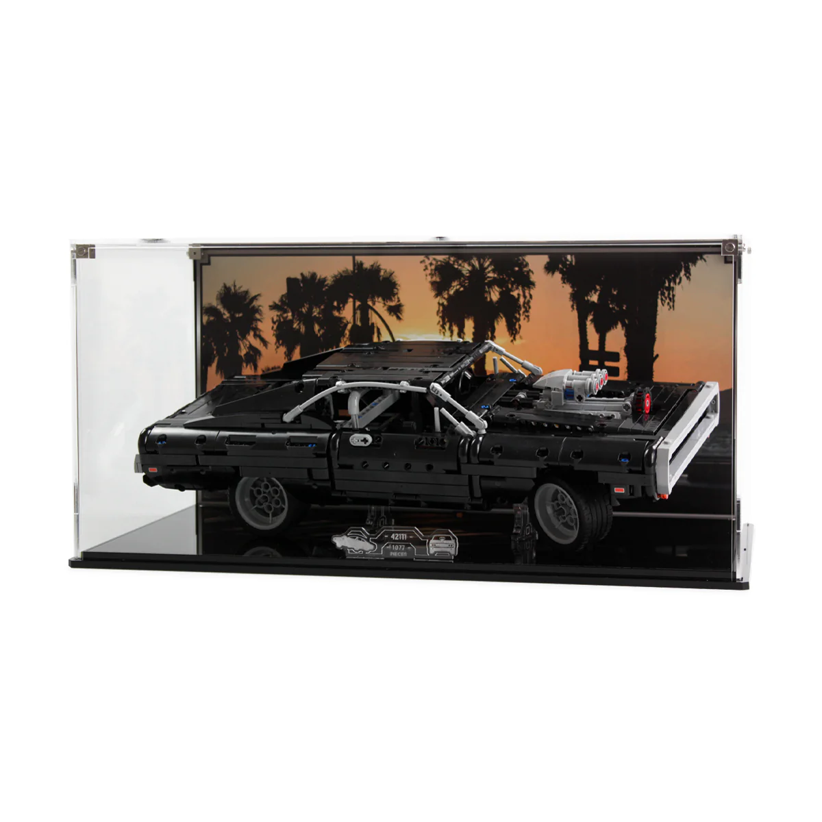Display Case for LEGO® Technic: Dom's Dodge Charger (42111) - Image 7