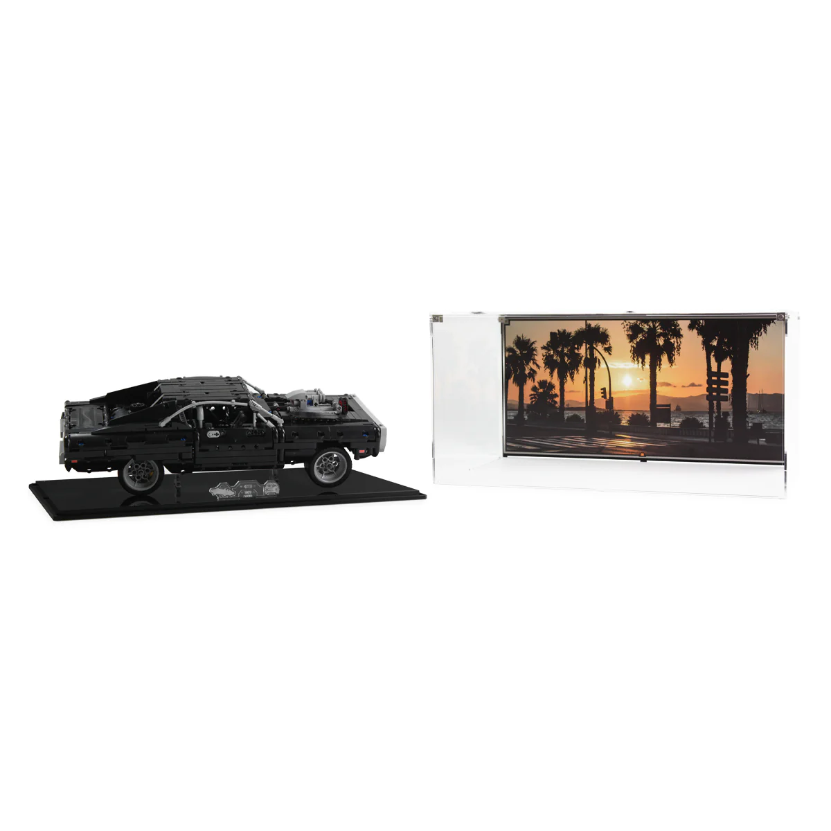 Display Case for LEGO® Technic: Dom's Dodge Charger (42111) - Image 8