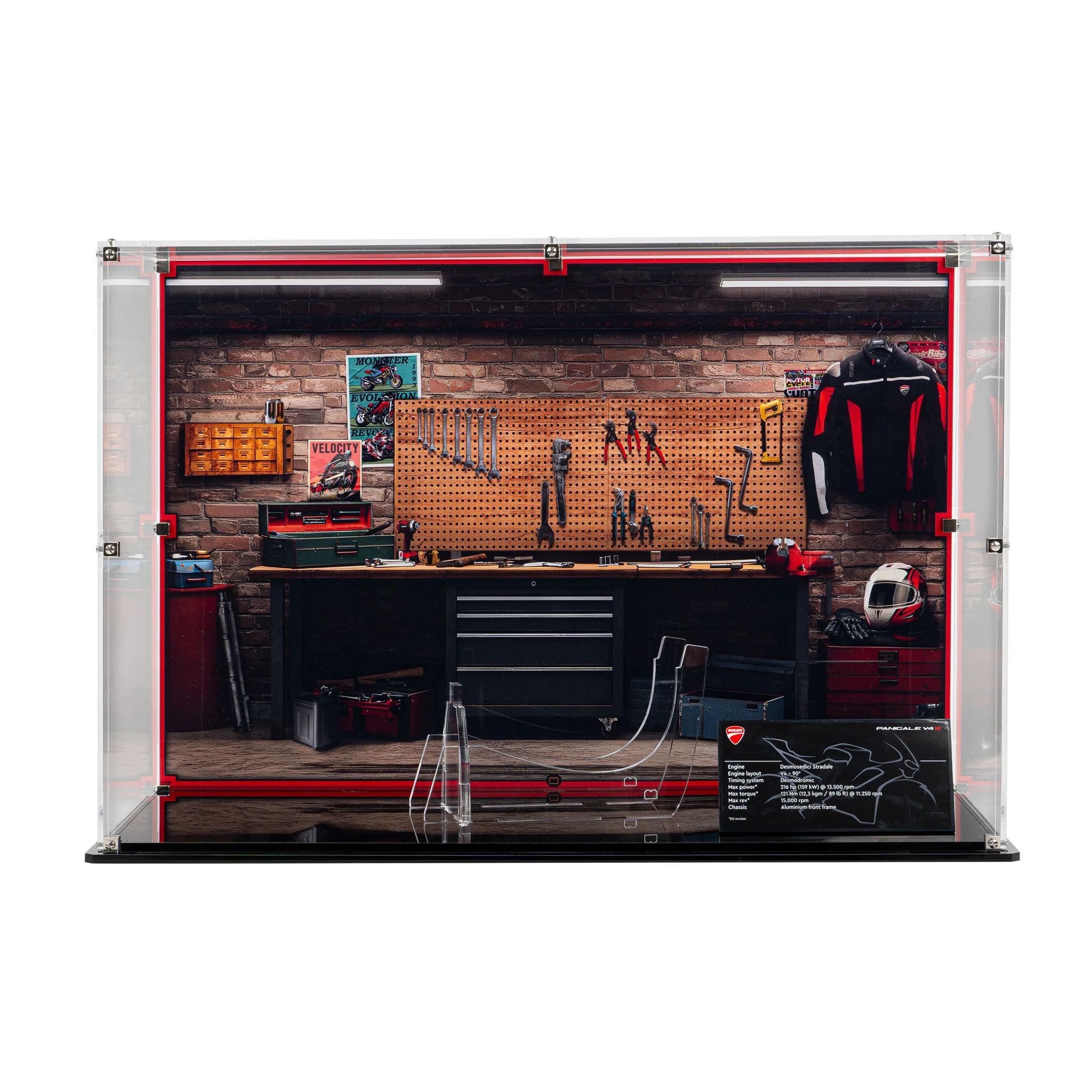 Display Case for LEGO Technic: Ducati Panigale V4 S (42202) - Image 2