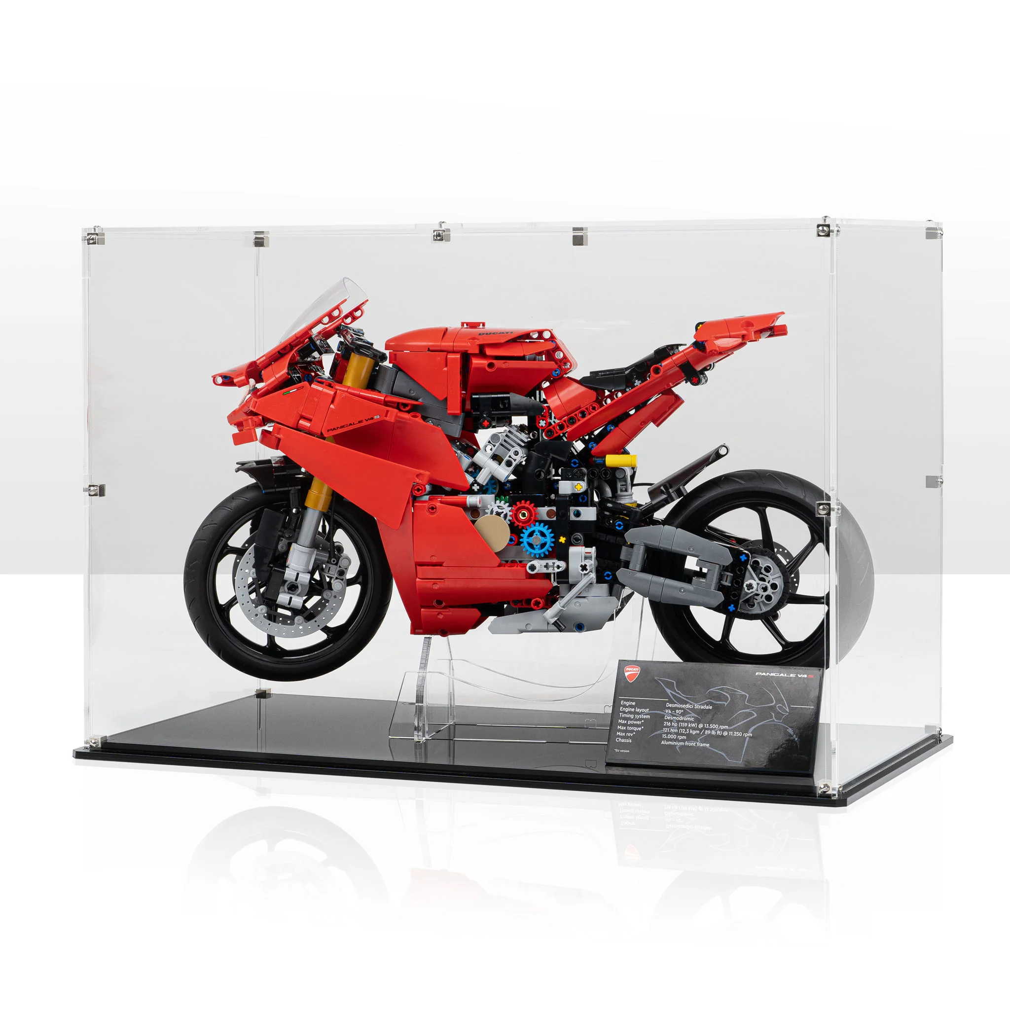 Display Case for LEGO Technic: Ducati Panigale V4 S (42202) - Image 4
