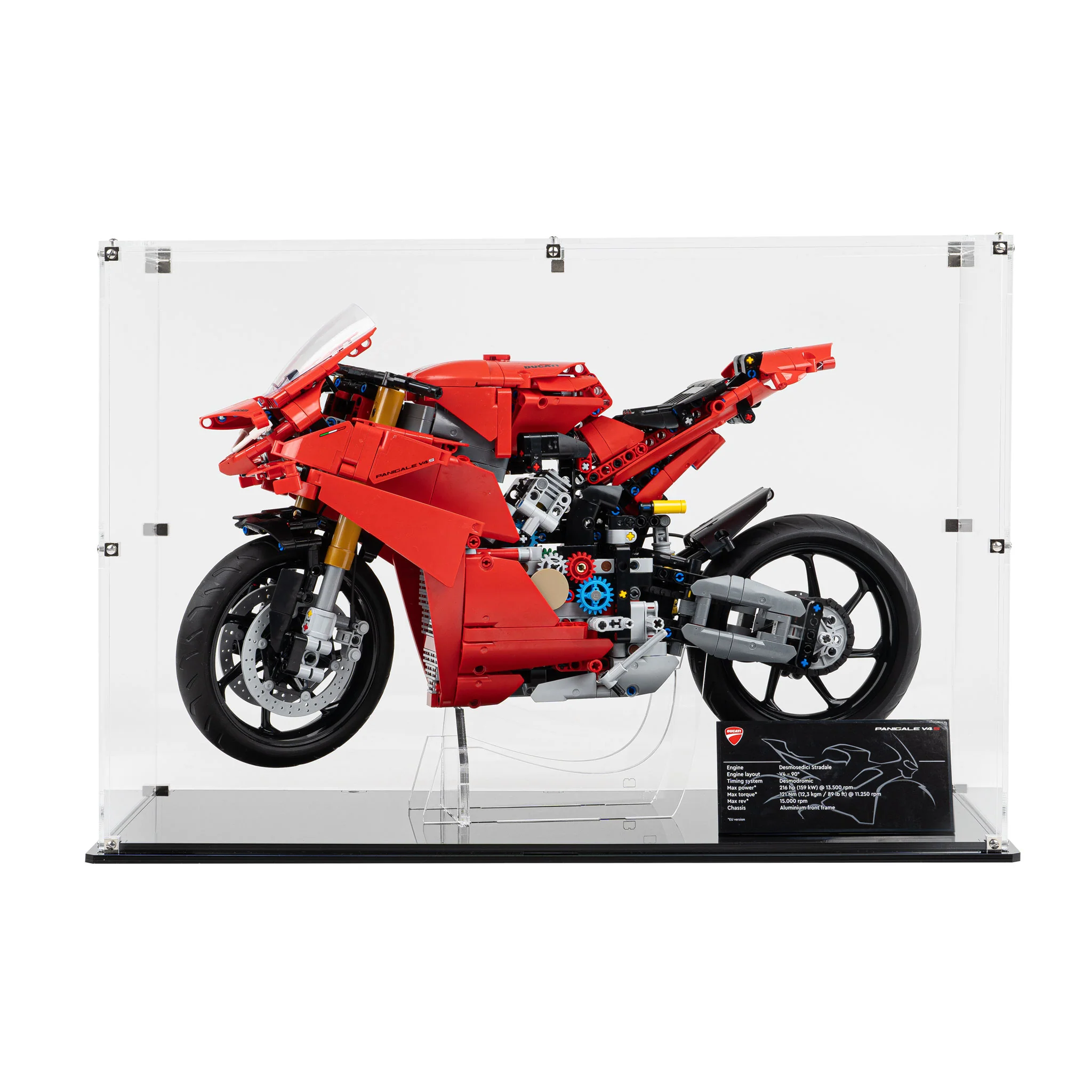 Display Case for LEGO Technic: Ducati Panigale V4 S (42202) - Image 6