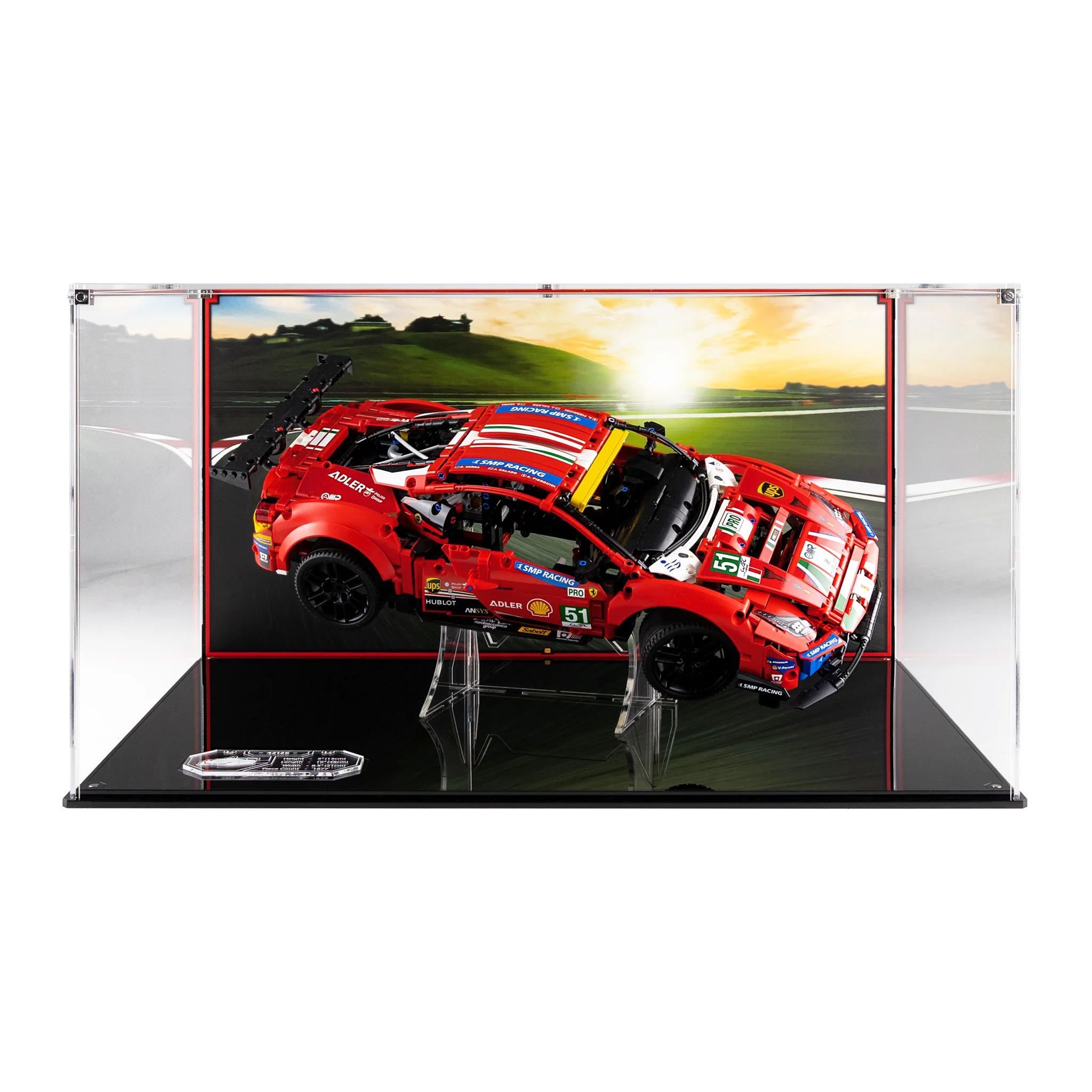 Display Case for LEGO® Technic: Ferrari 488 GTE (42125)
