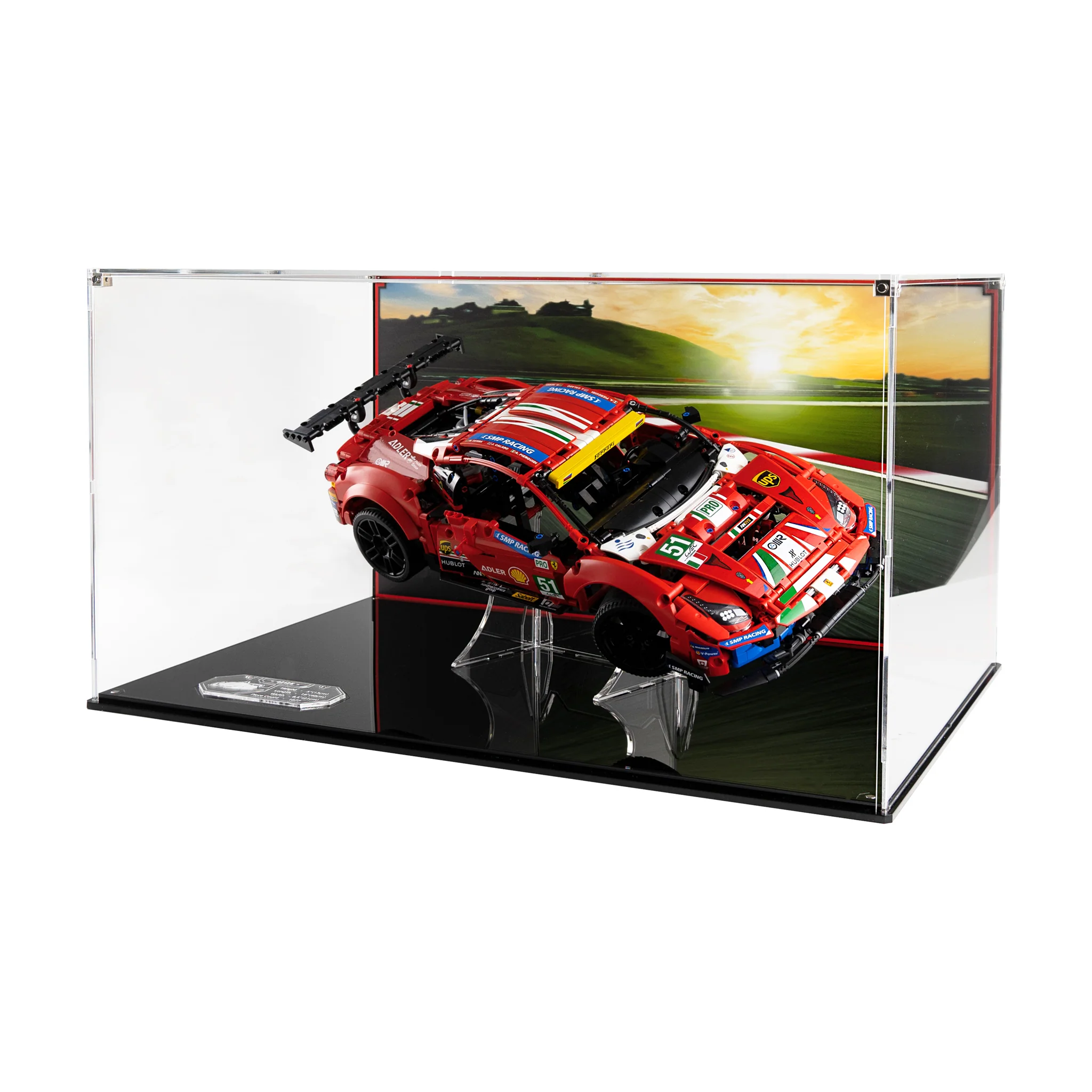 Display Case for LEGO® Technic: Ferrari 488 GTE (42125) - Image 2