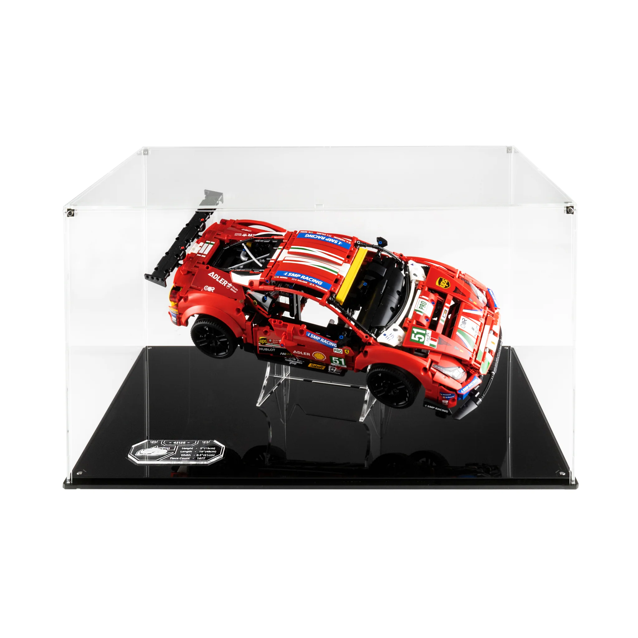 Display Case for LEGO® Technic: Ferrari 488 GTE (42125) - Image 6