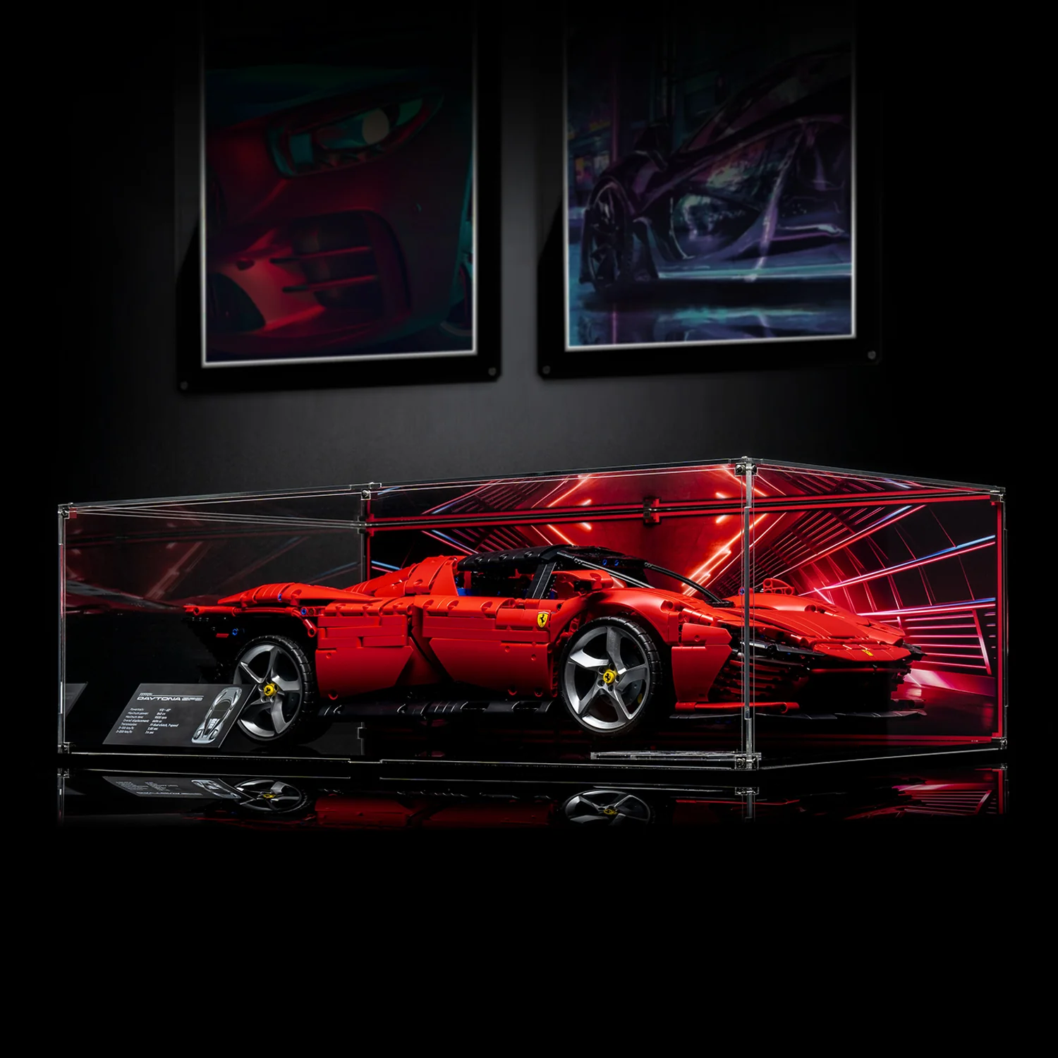 Display Case for LEGO® Technic: Ferrari Daytona SP3 (42143) - Image 6