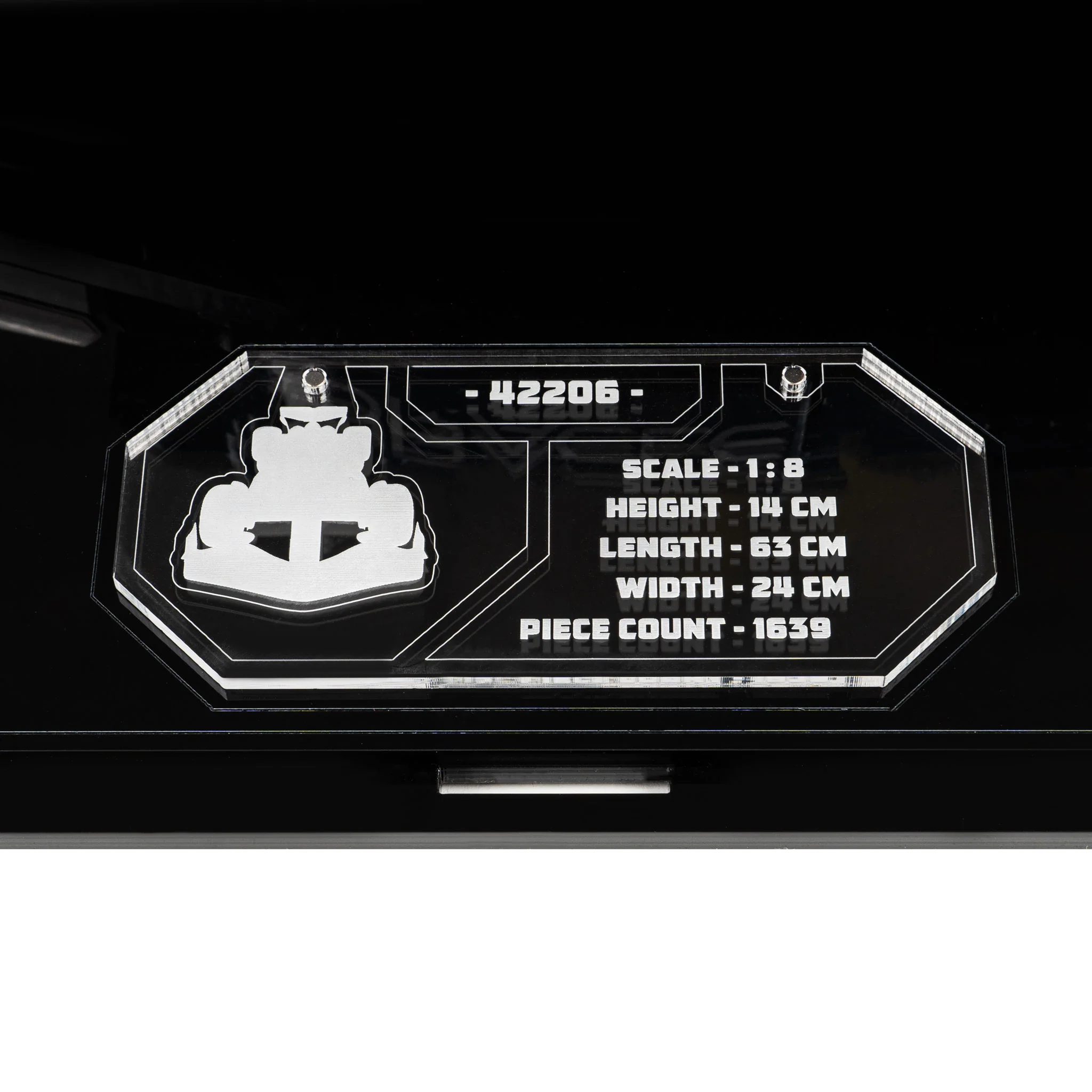 Display Case for LEGO® Technic Oracle Red Bull Racing RB20 F1 Car (42206) - Image 4