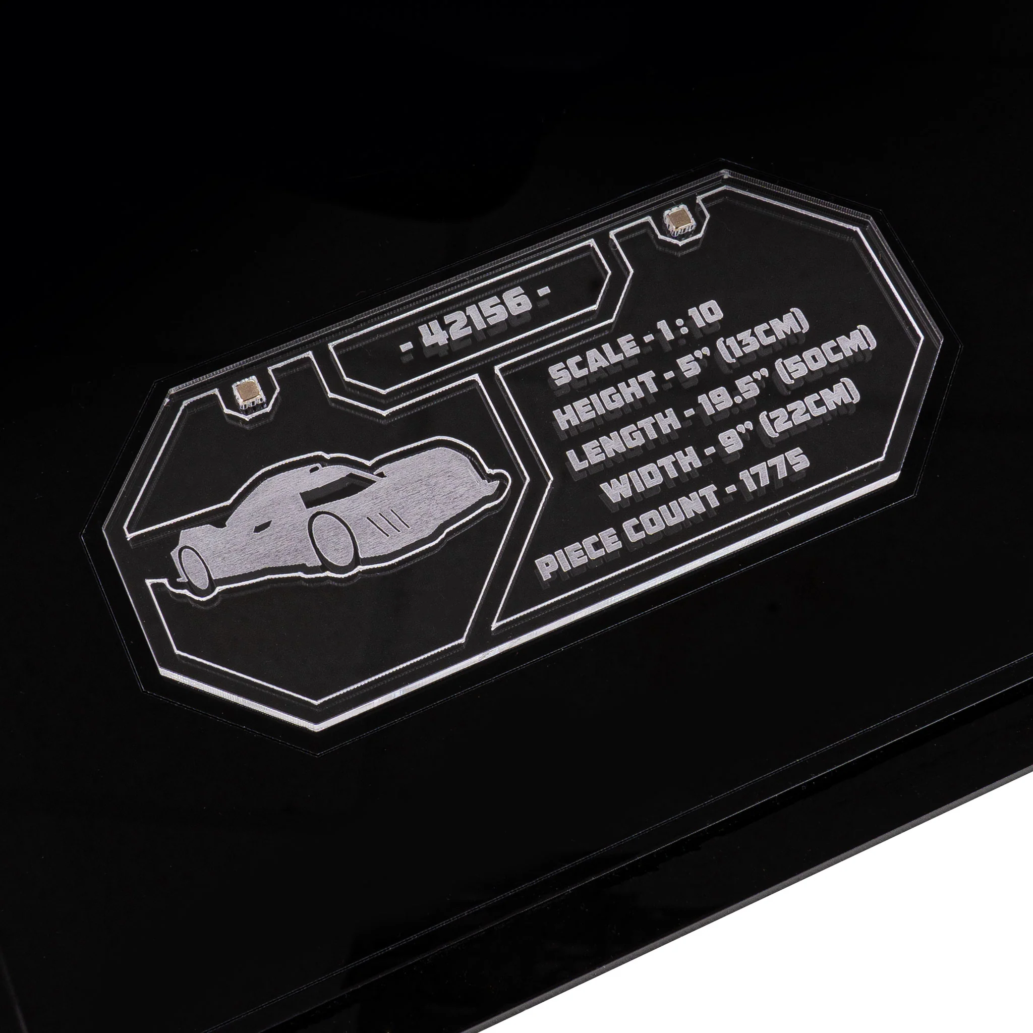 Display Case for LEGO® Technic: PEUGEOT 9X8 24H Le Mans Hybrid Hypercar (42156) - Image 16