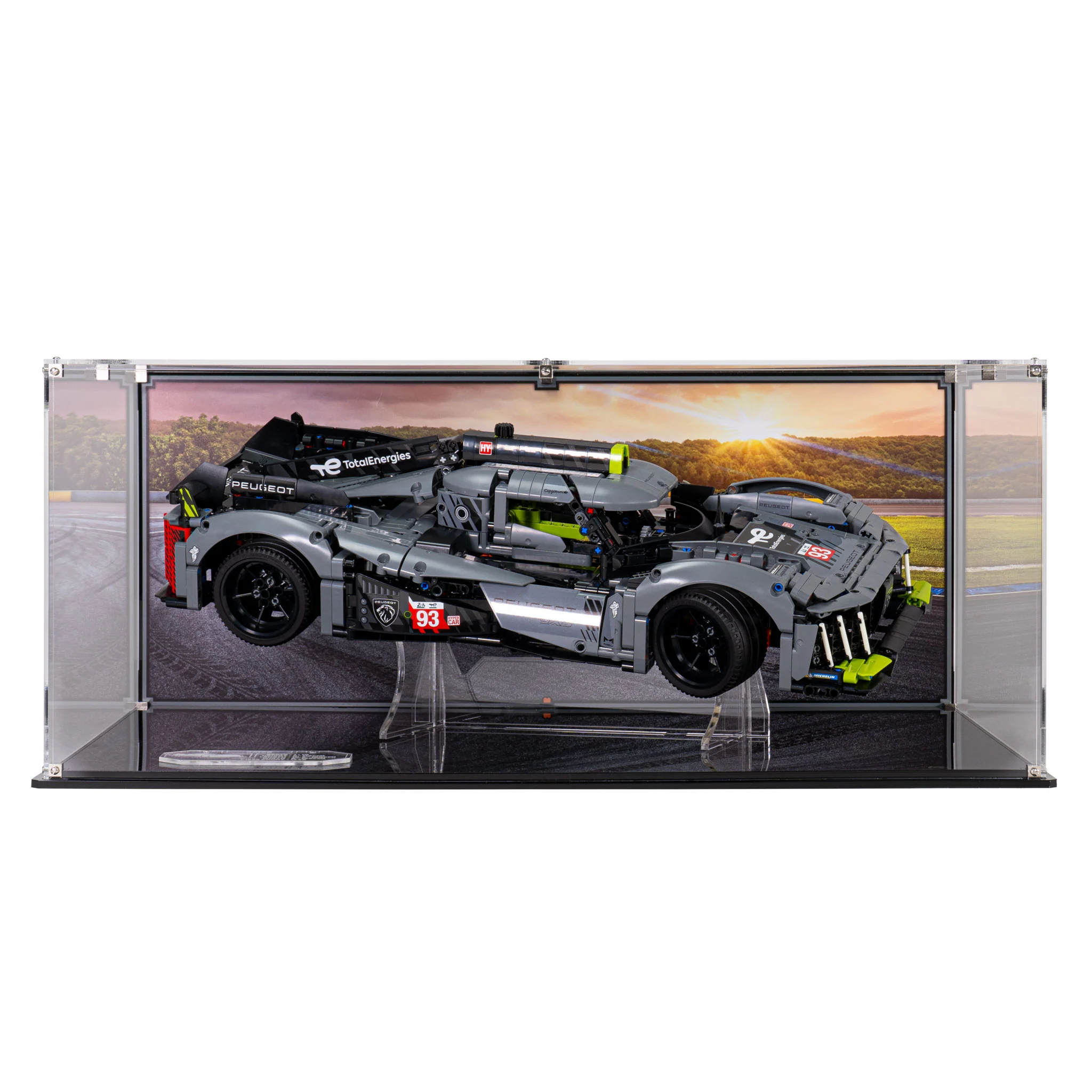 Display Case for LEGO® Technic: PEUGEOT 9X8 24H Le Mans Hybrid Hypercar (42156) - Image 2