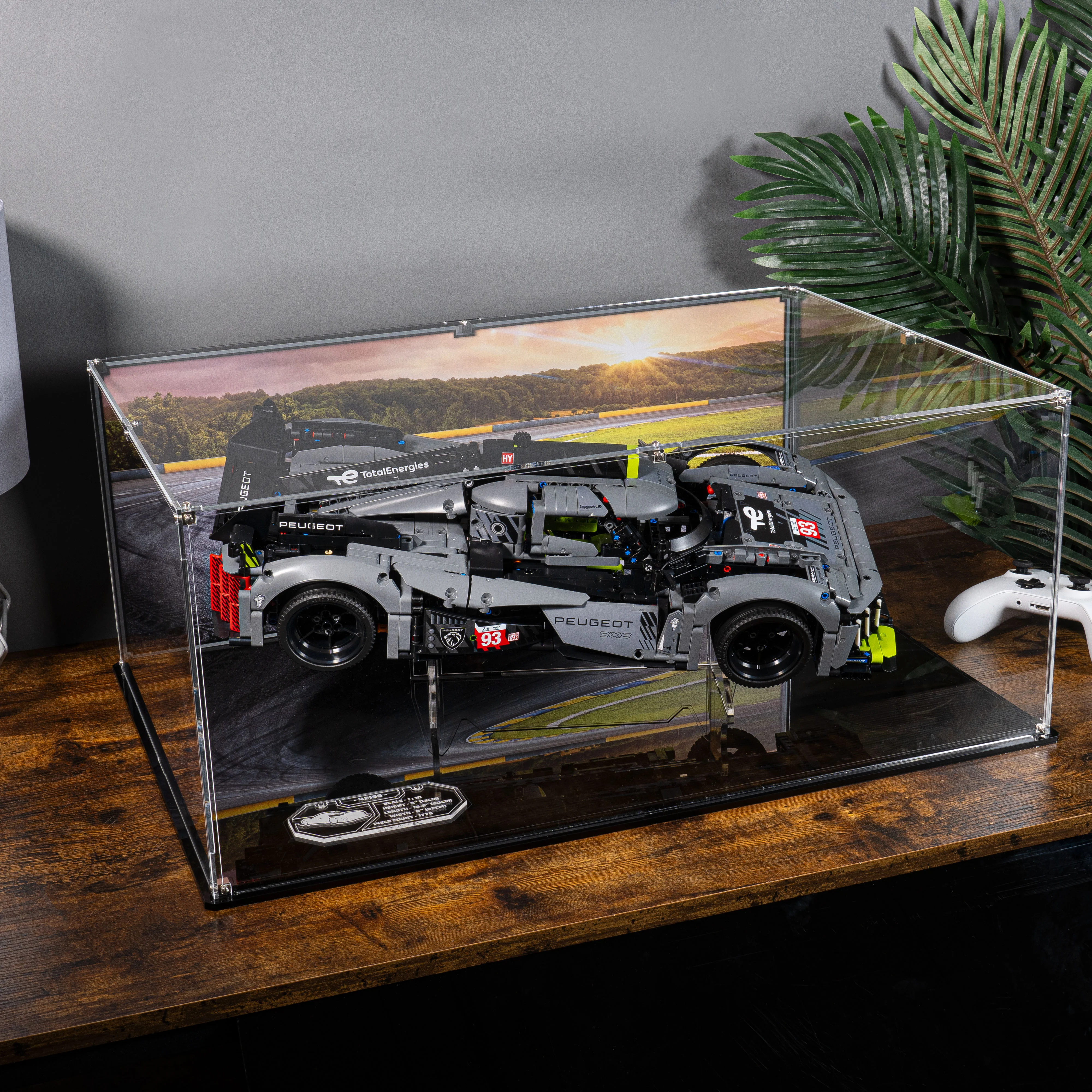 Display Case for LEGO® Technic: PEUGEOT 9X8 24H Le Mans Hybrid Hypercar (42156) - Image 6