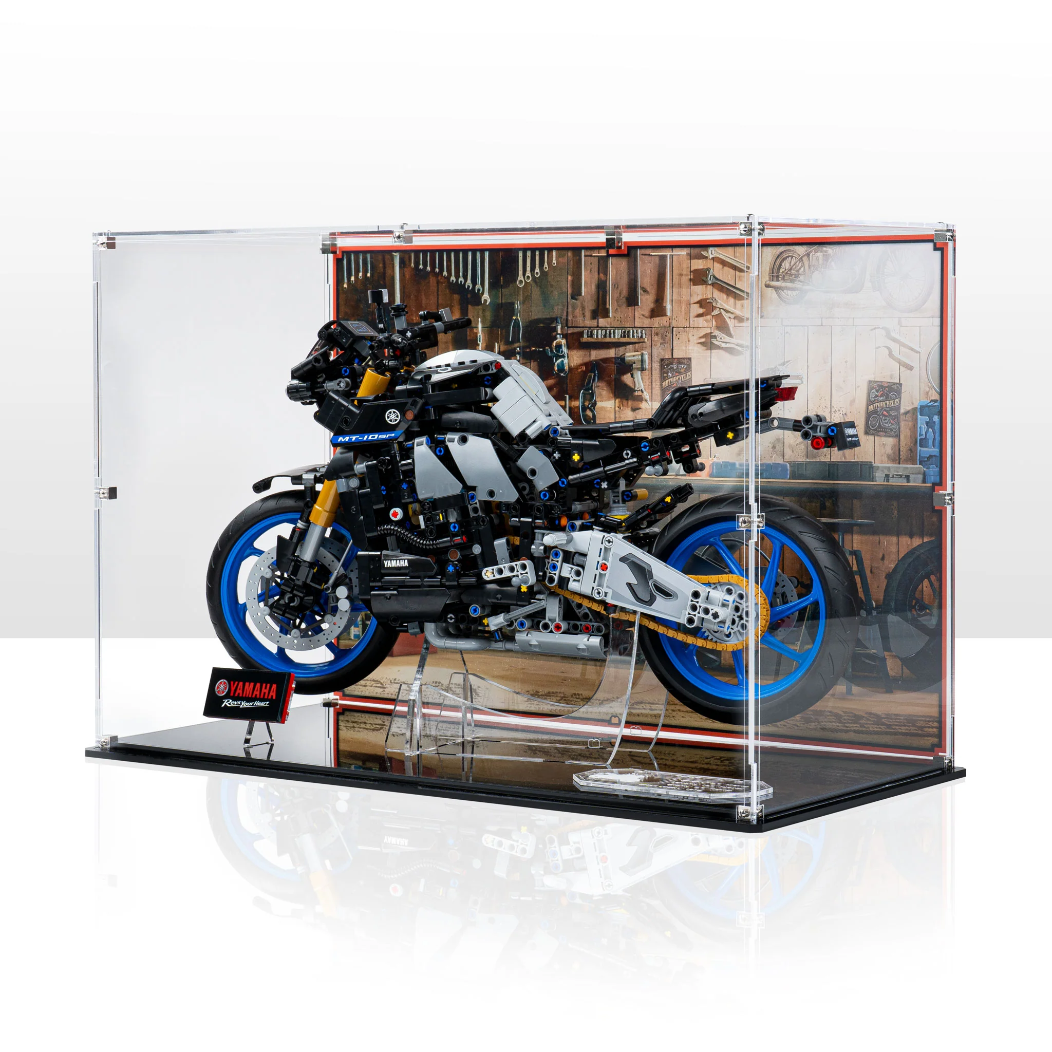 Display Case for LEGO® Technic Yamaha MT-10 SP (42159)