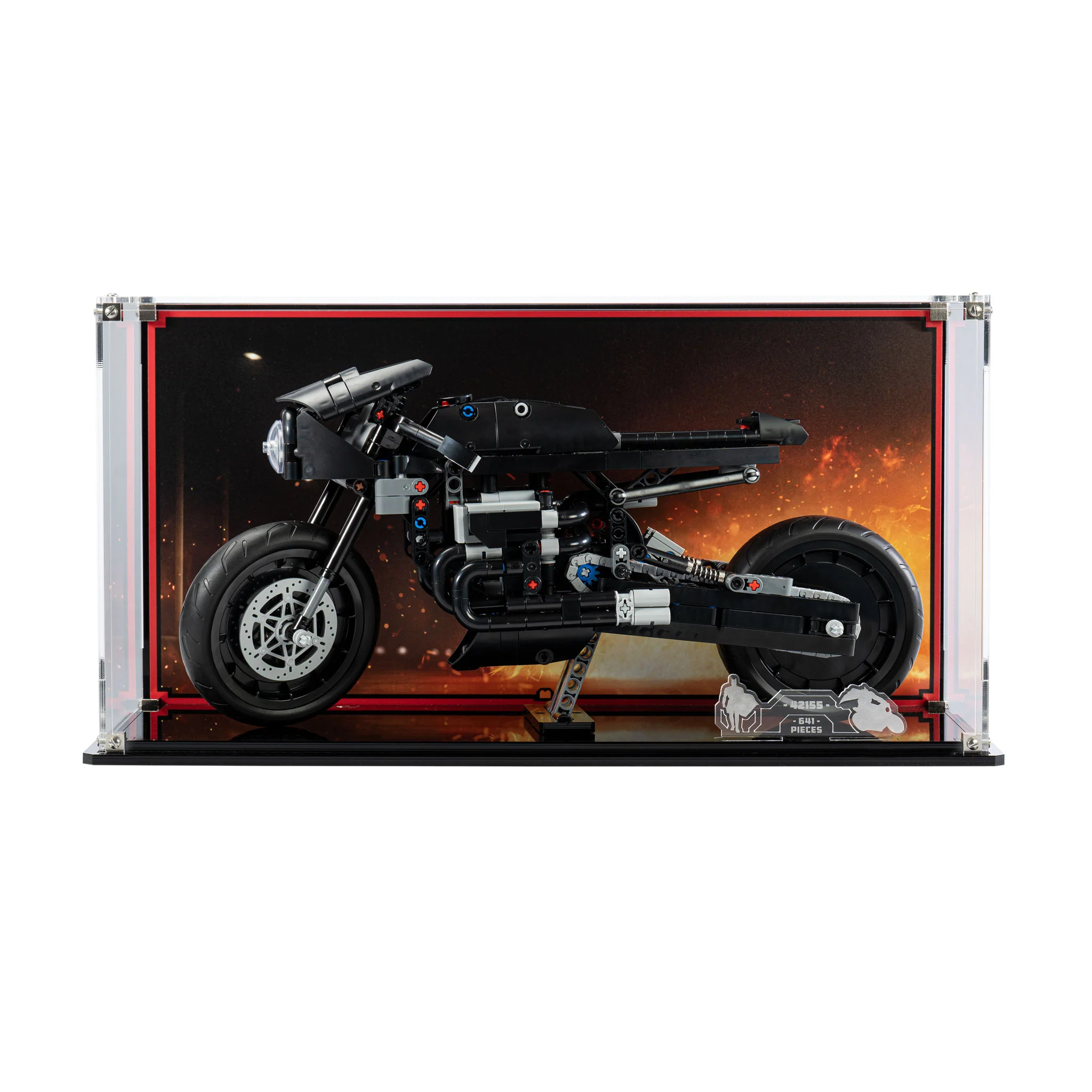 Display Case for LEGO® The Batman – Batcycle™ (42155) - Image 2