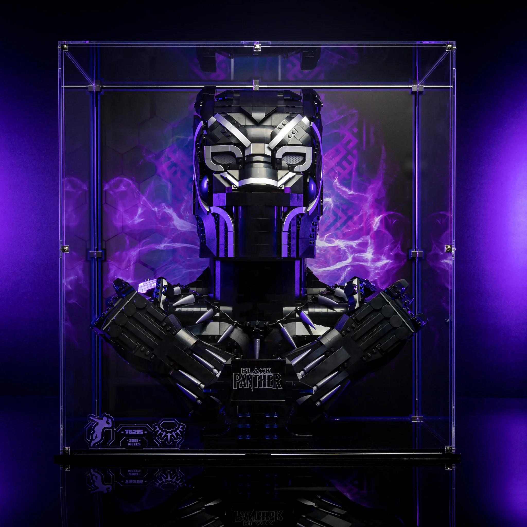 Display Case for LEGO® Marvel Black Panther Bust (76215) - Image 4