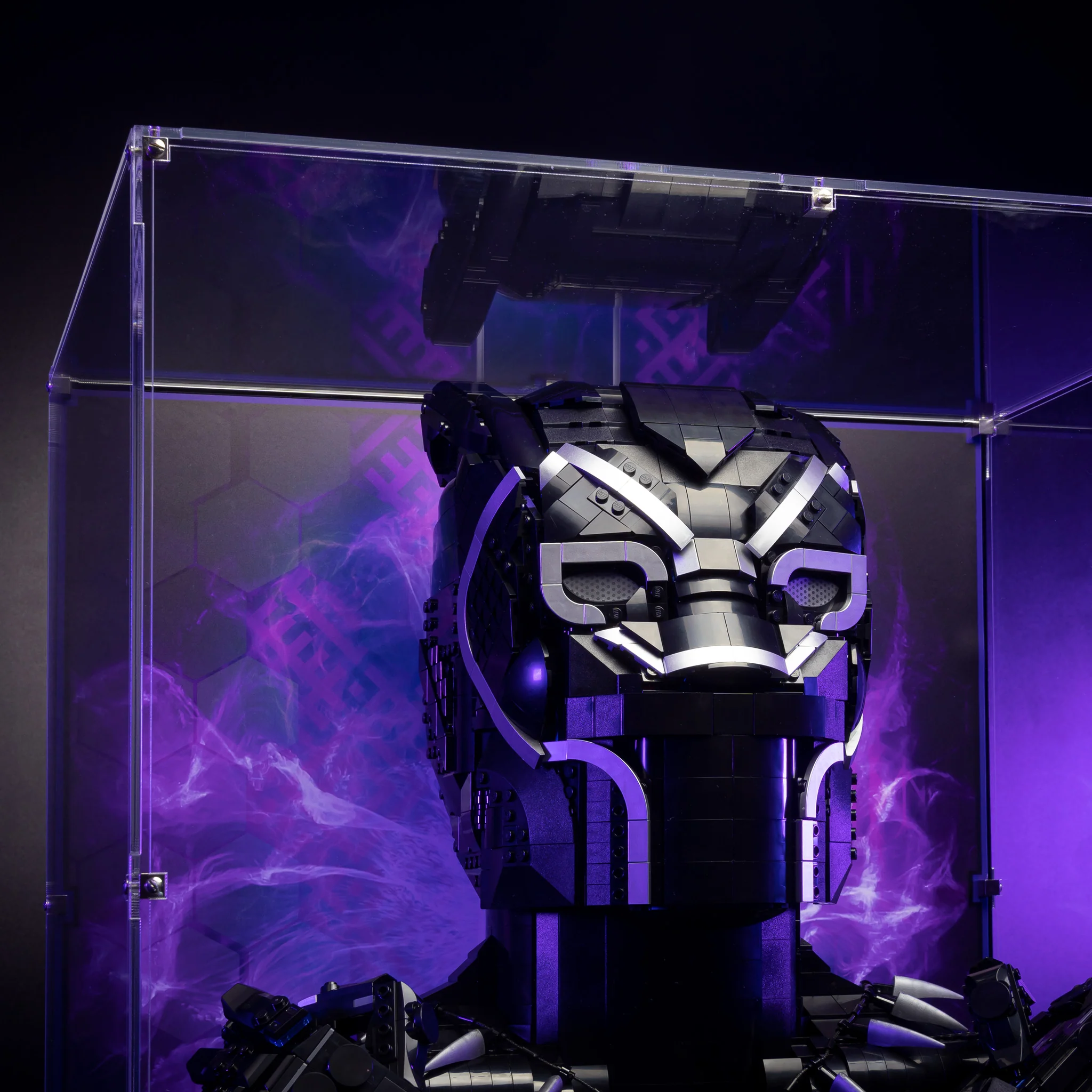 Display Case for LEGO® Marvel Black Panther Bust (76215) - Image 5