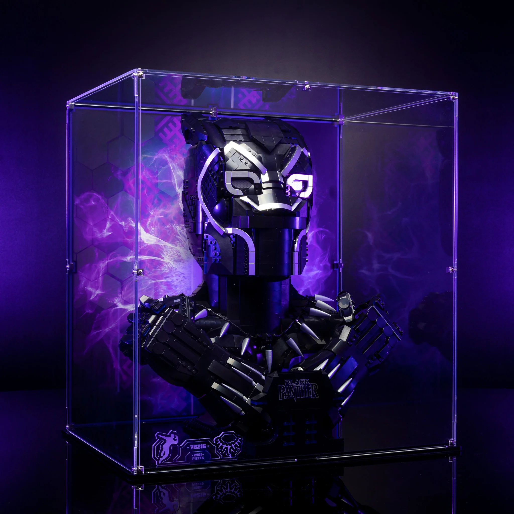 Display Case for LEGO® Marvel Black Panther Bust (76215) - Image 6