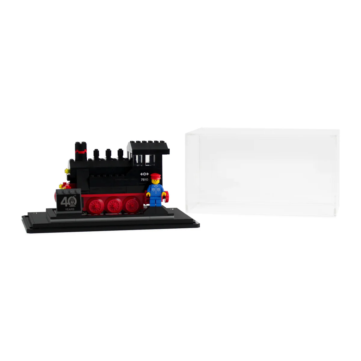 Display Case for LEGO® Trains 40th anniversary set (40370) - Image 3