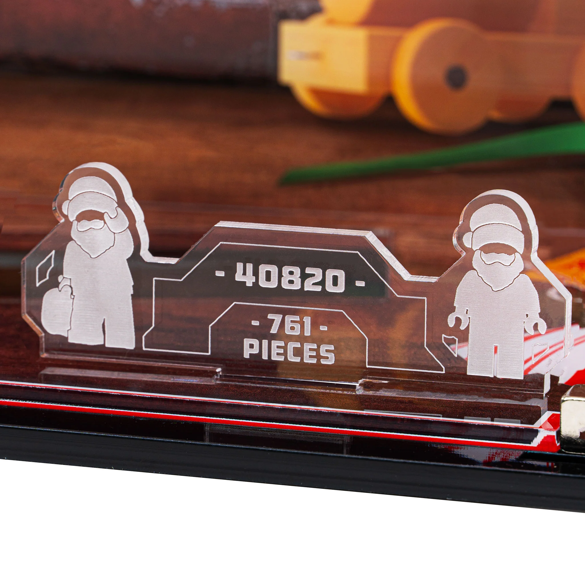 Display Case for LEGO® Up-Scaled Santa Minifigure (40820) - Image 7