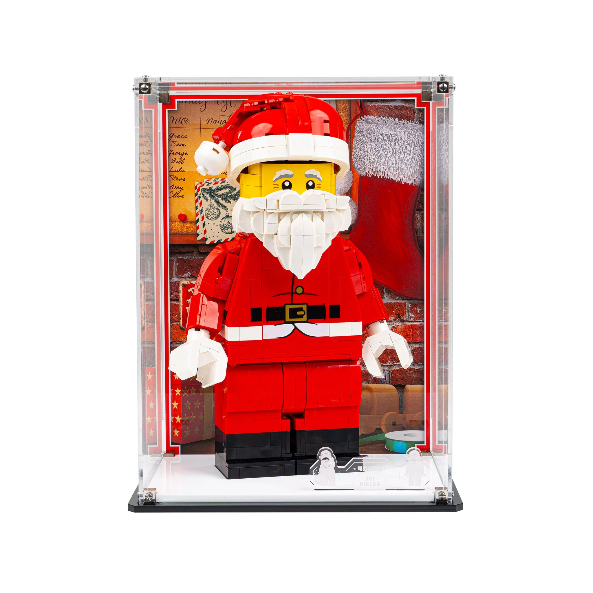 Display Case for LEGO® Up-Scaled Santa Minifigure (40820) - Image 9