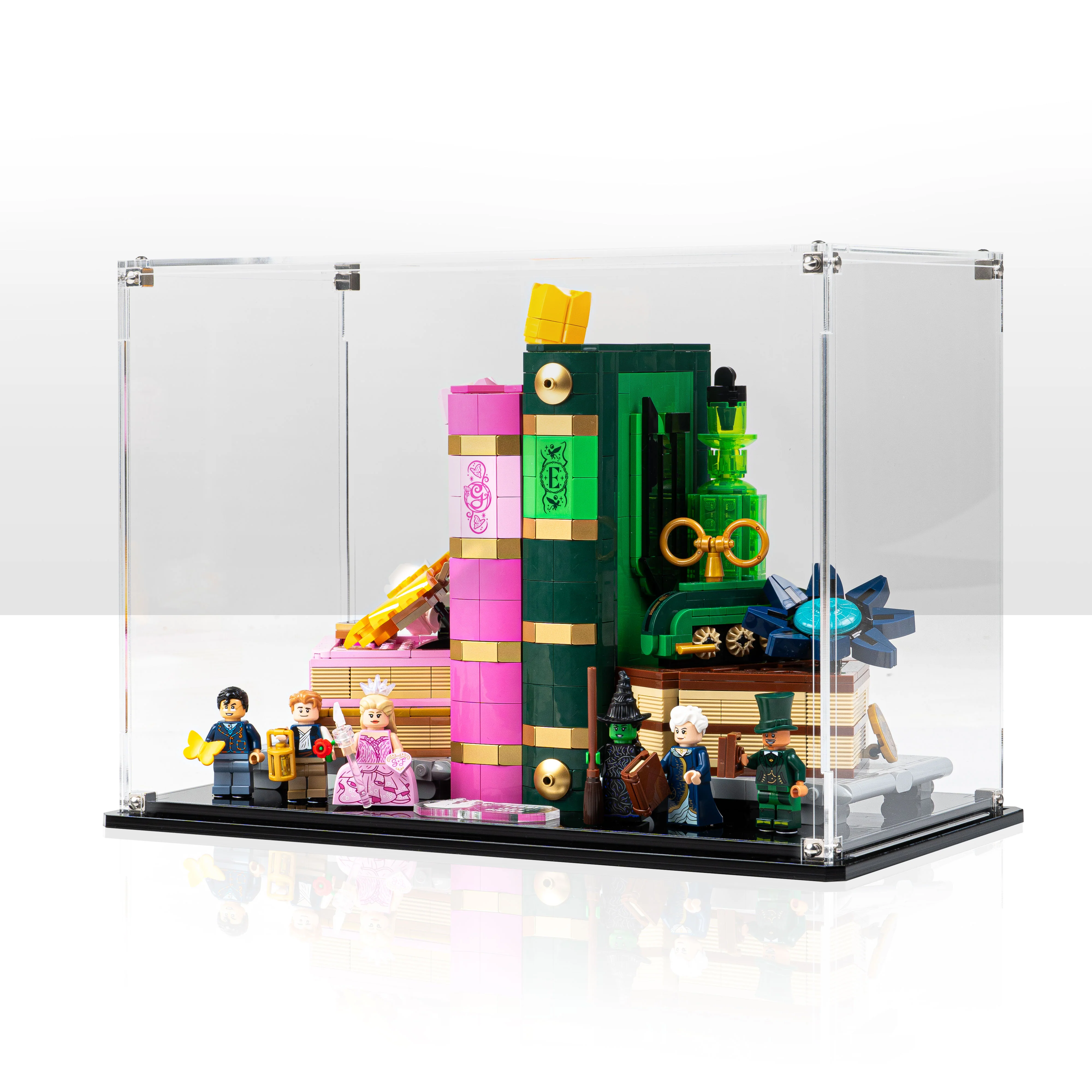 Display Case for LEGO® Wicked: Glinda and Elphaba Bookends (75691) - Image 5