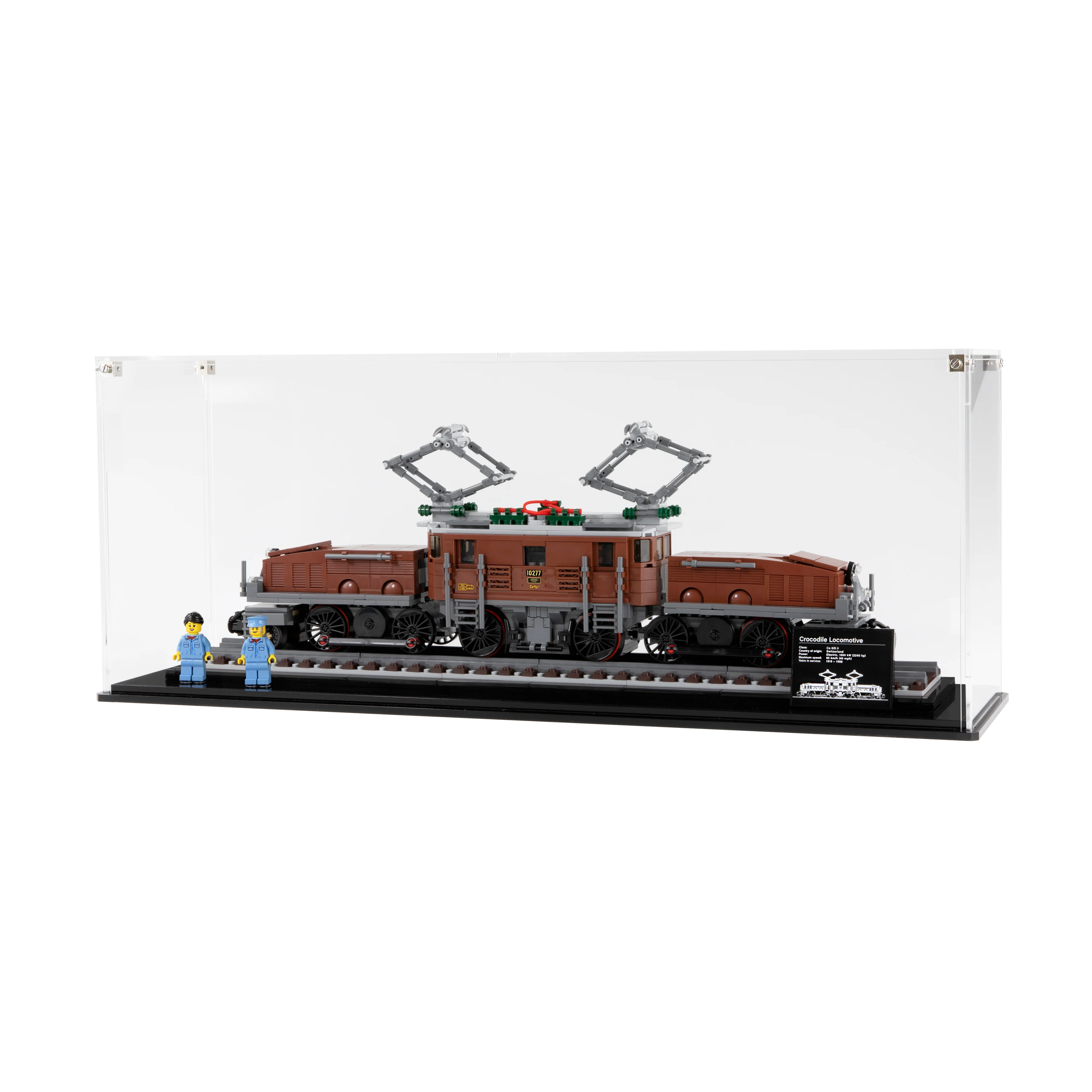 Display Case for the LEGO® Creator: Crocodile Train (10277) - Image 3