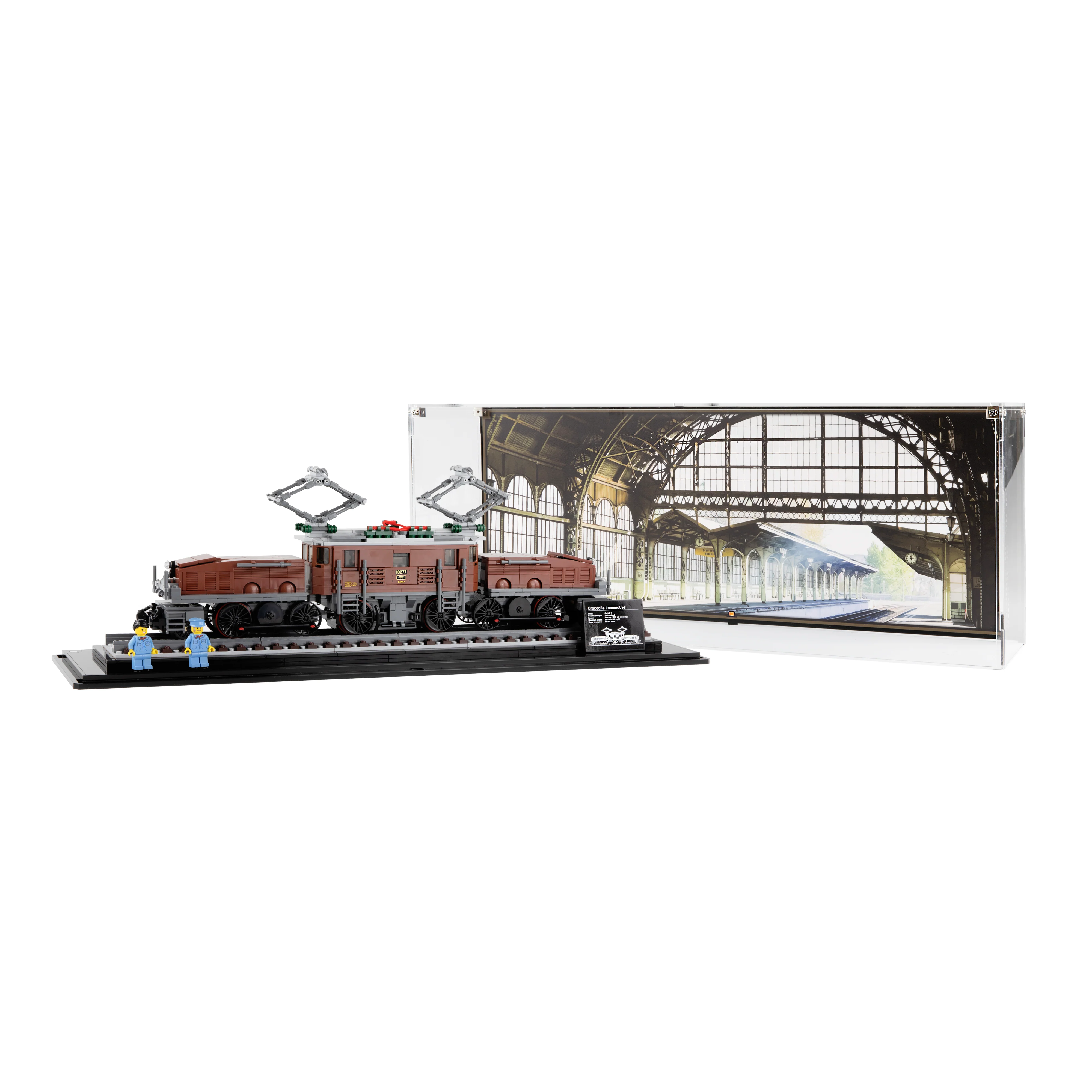 Display Case for the LEGO® Creator: Crocodile Train (10277) - Image 6