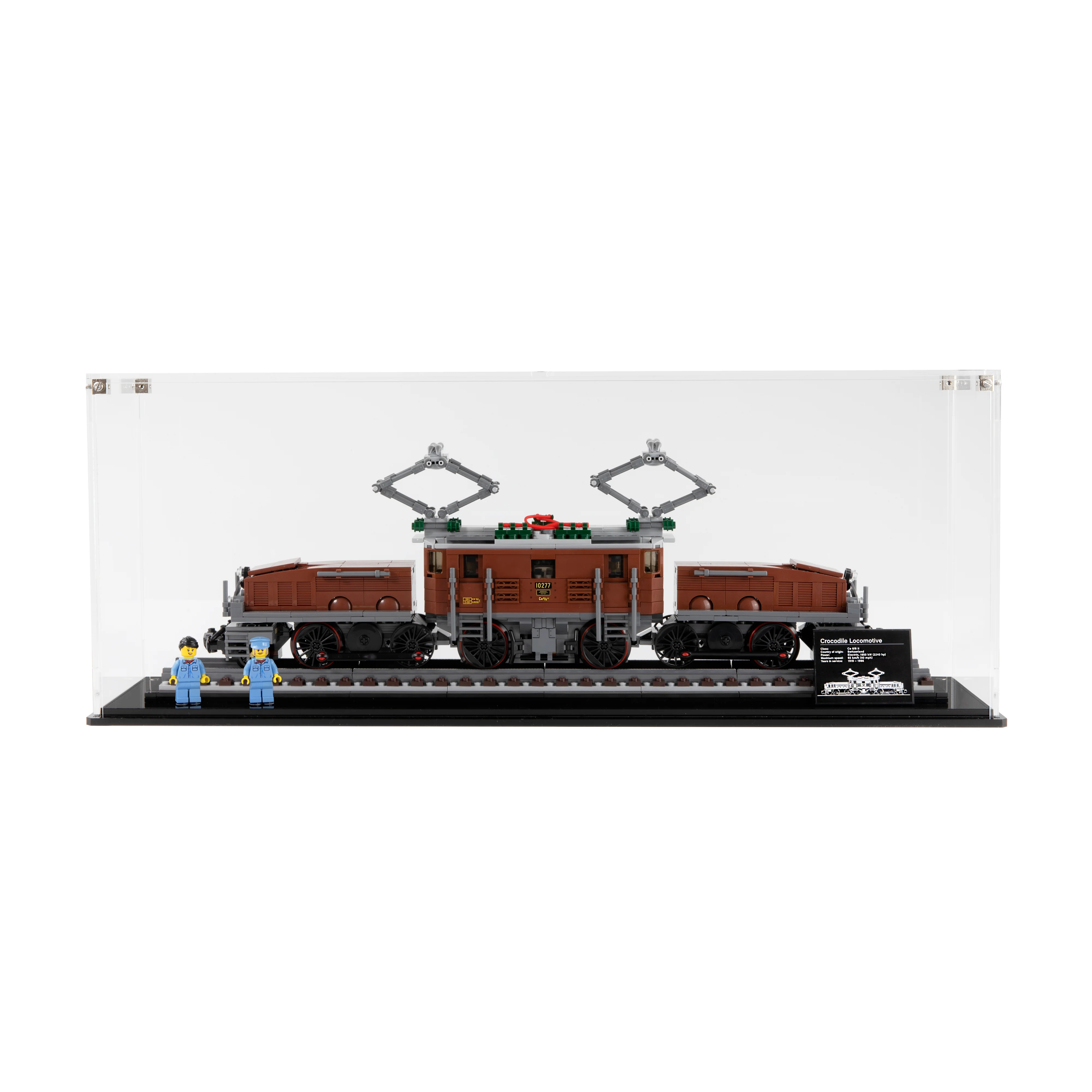 Display Case for the LEGO® Creator: Crocodile Train (10277) - Image 7