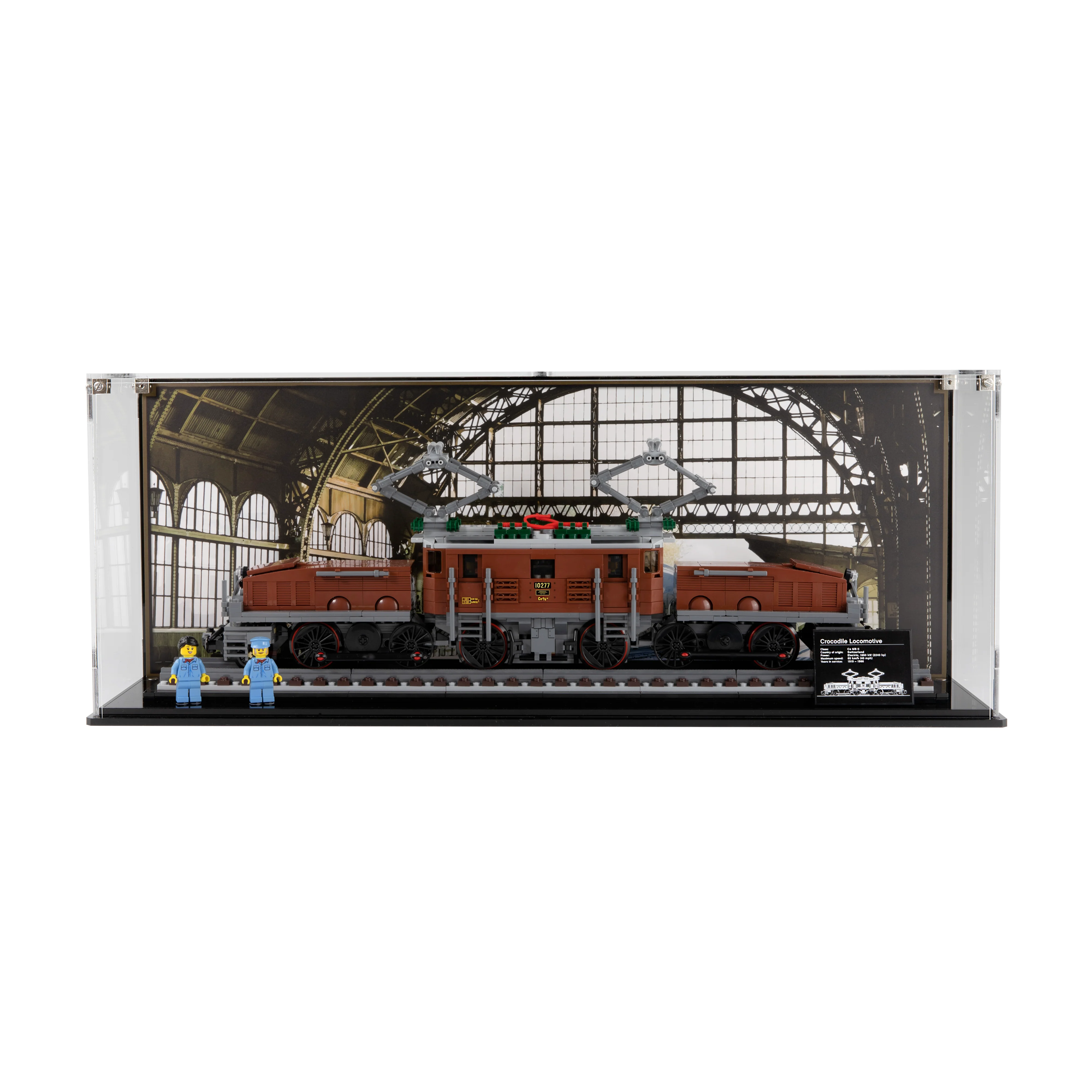 Display Case for the LEGO® Creator: Crocodile Train (10277) - Image 9