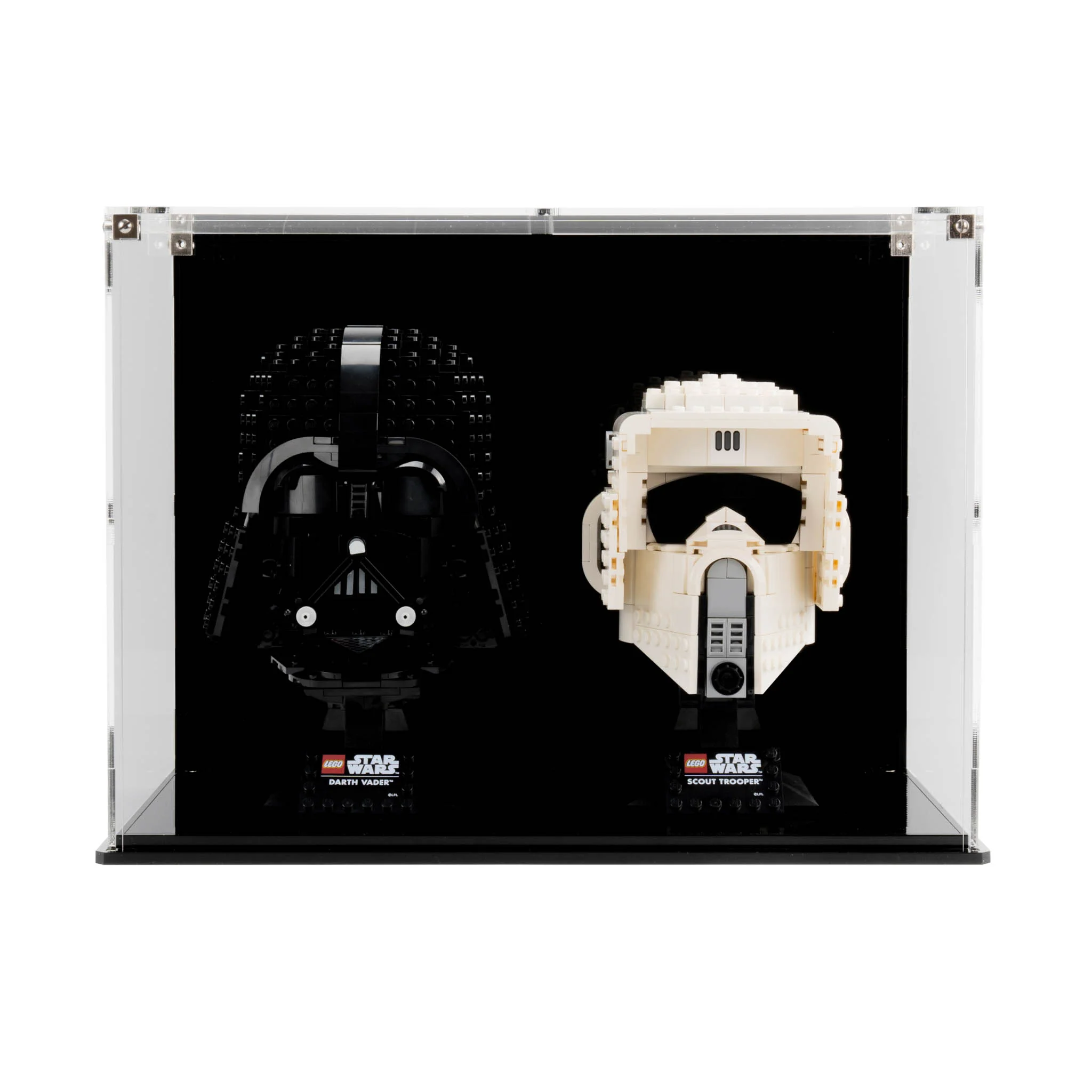 Dual Display Case for two LEGO® Helmets - Image 2