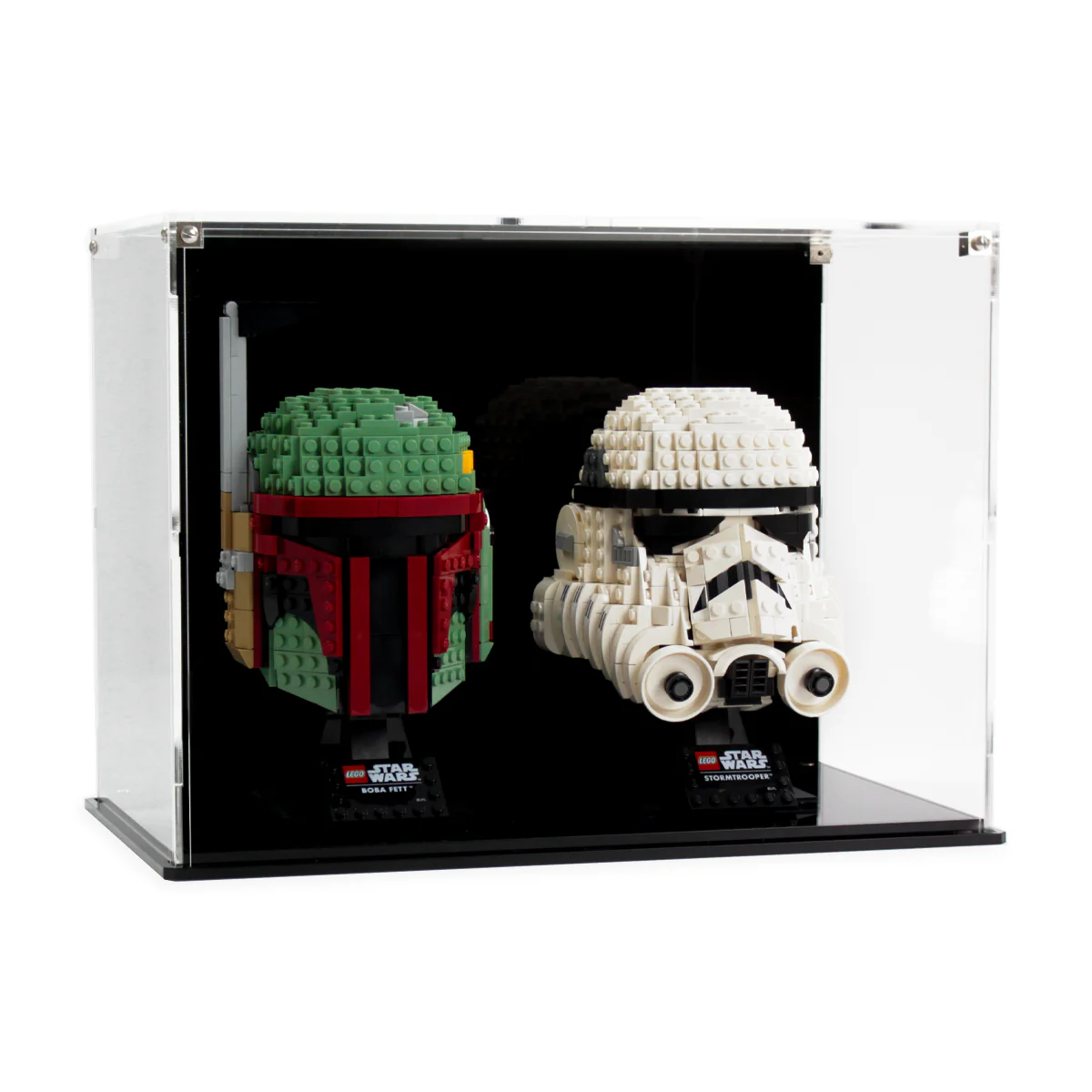 Dual Display Case for two LEGO® Helmets - Image 3