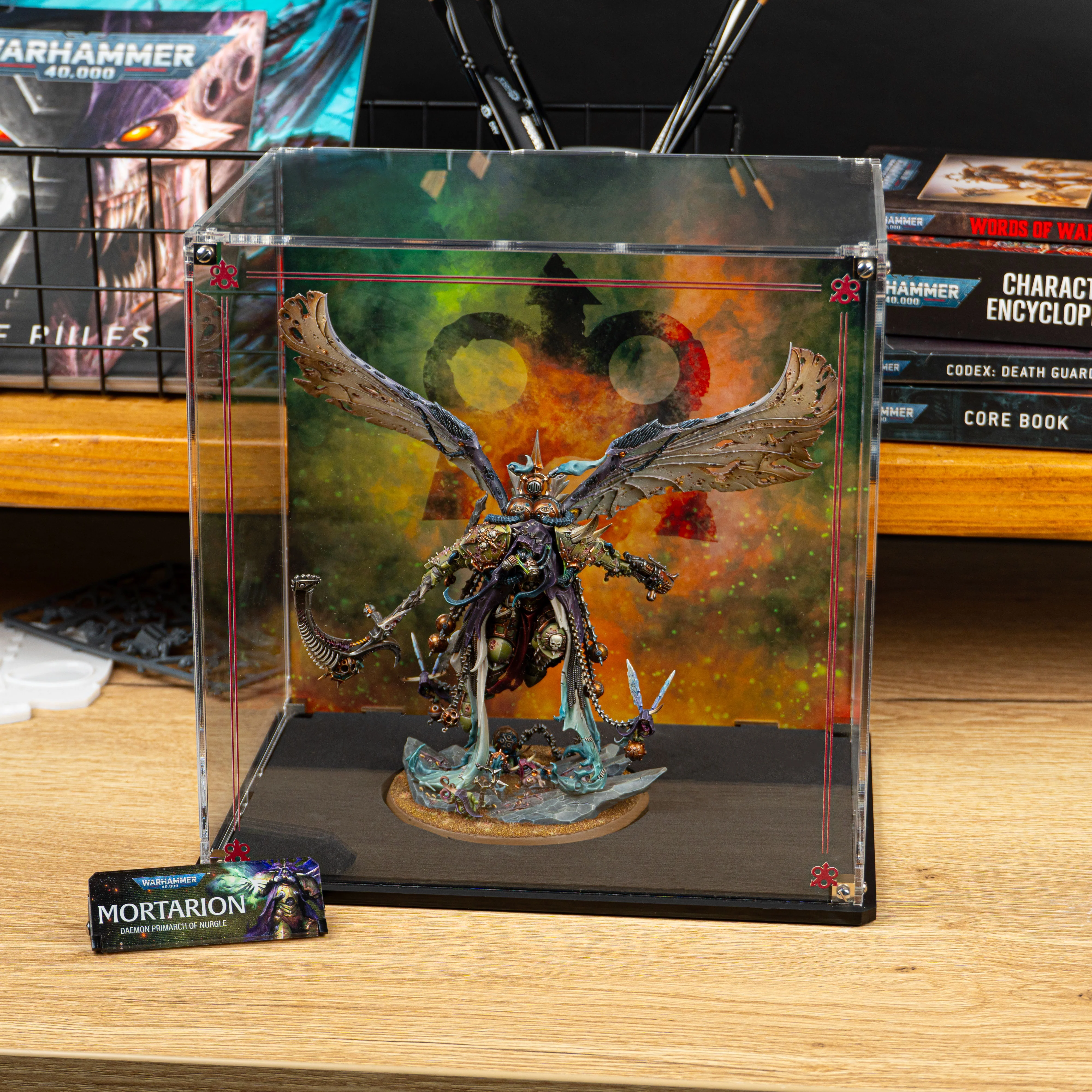 Display Case for Warhammer® 40,000 Mortarion, Daemon Primarch of Nurgle - Image 8