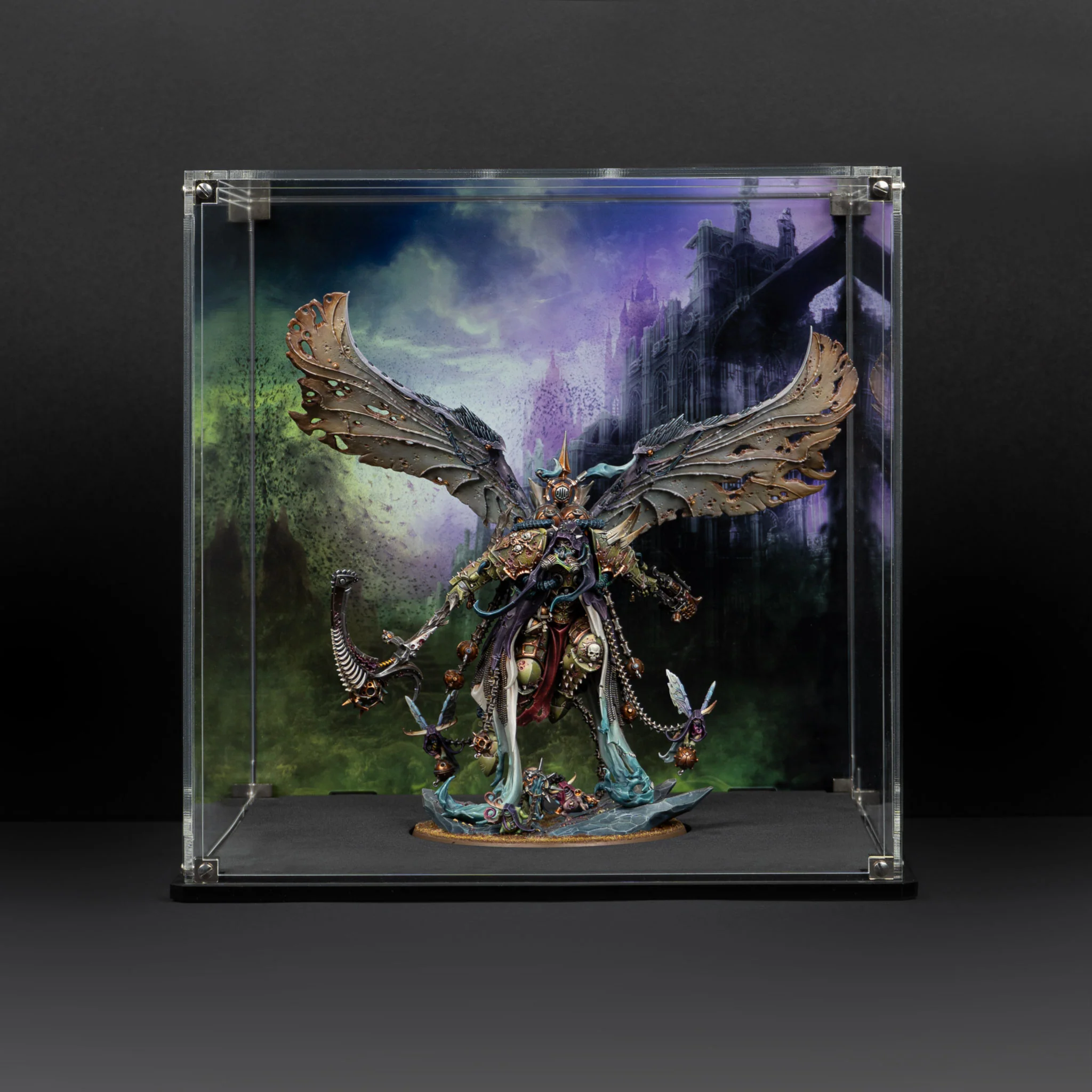 Display Case for Warhammer® 40,000 Mortarion Daemon Primarch of Nurgle - Image 3