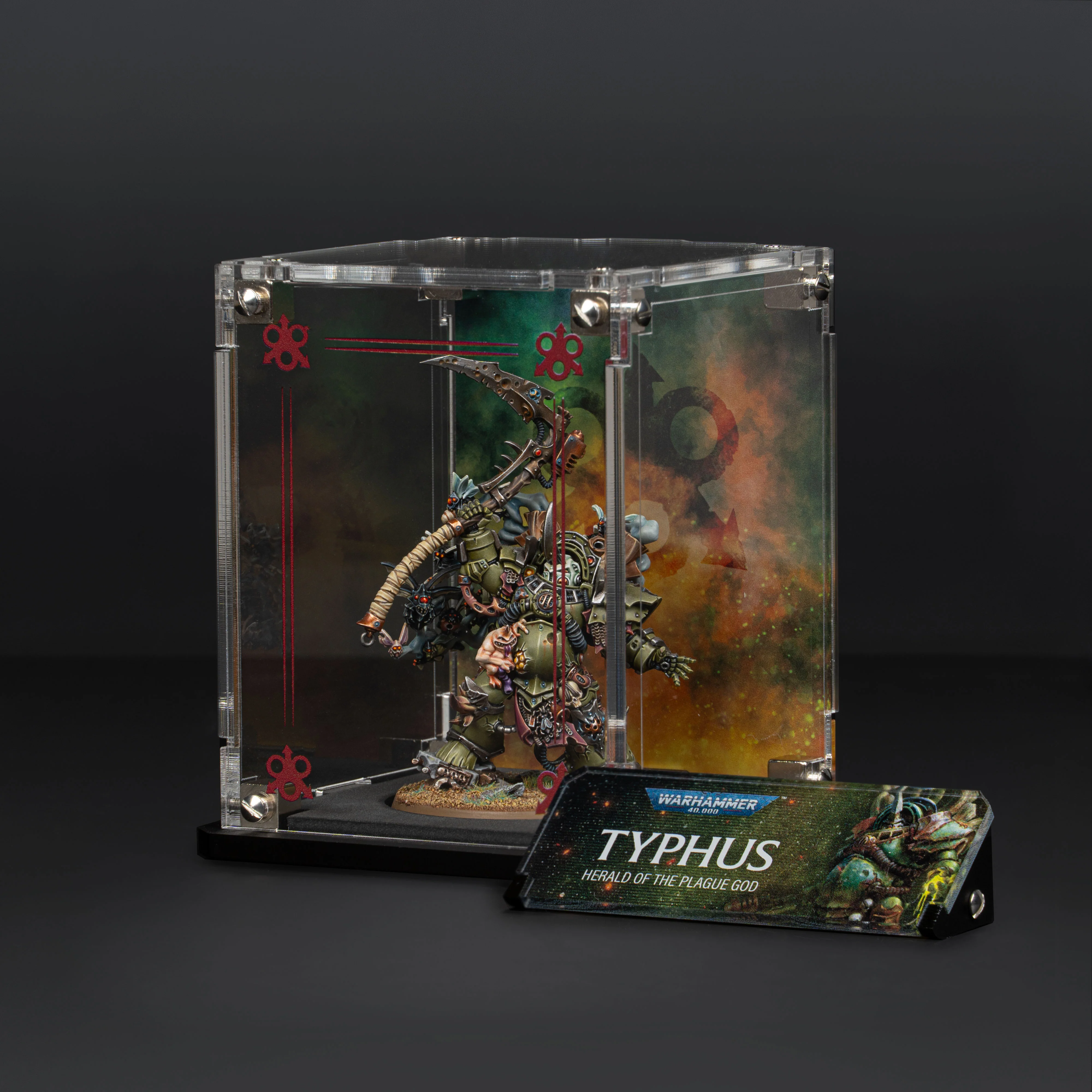 Display Case for Warhammer® 40,000 Typhus, Herald of the Plague God - Image 3
