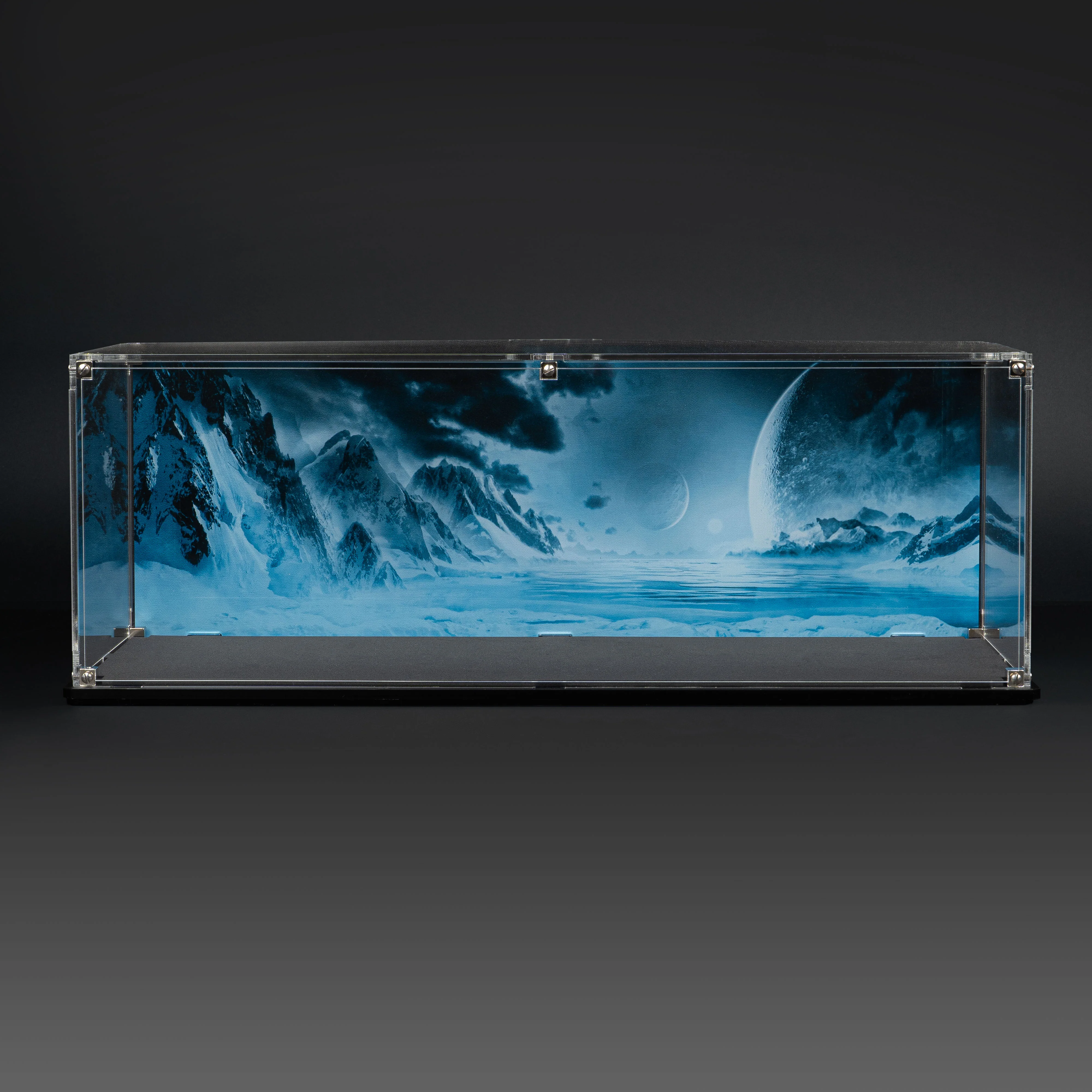 Display Case for Warhammer® Army with Frozen Wasteland Background - Image 2