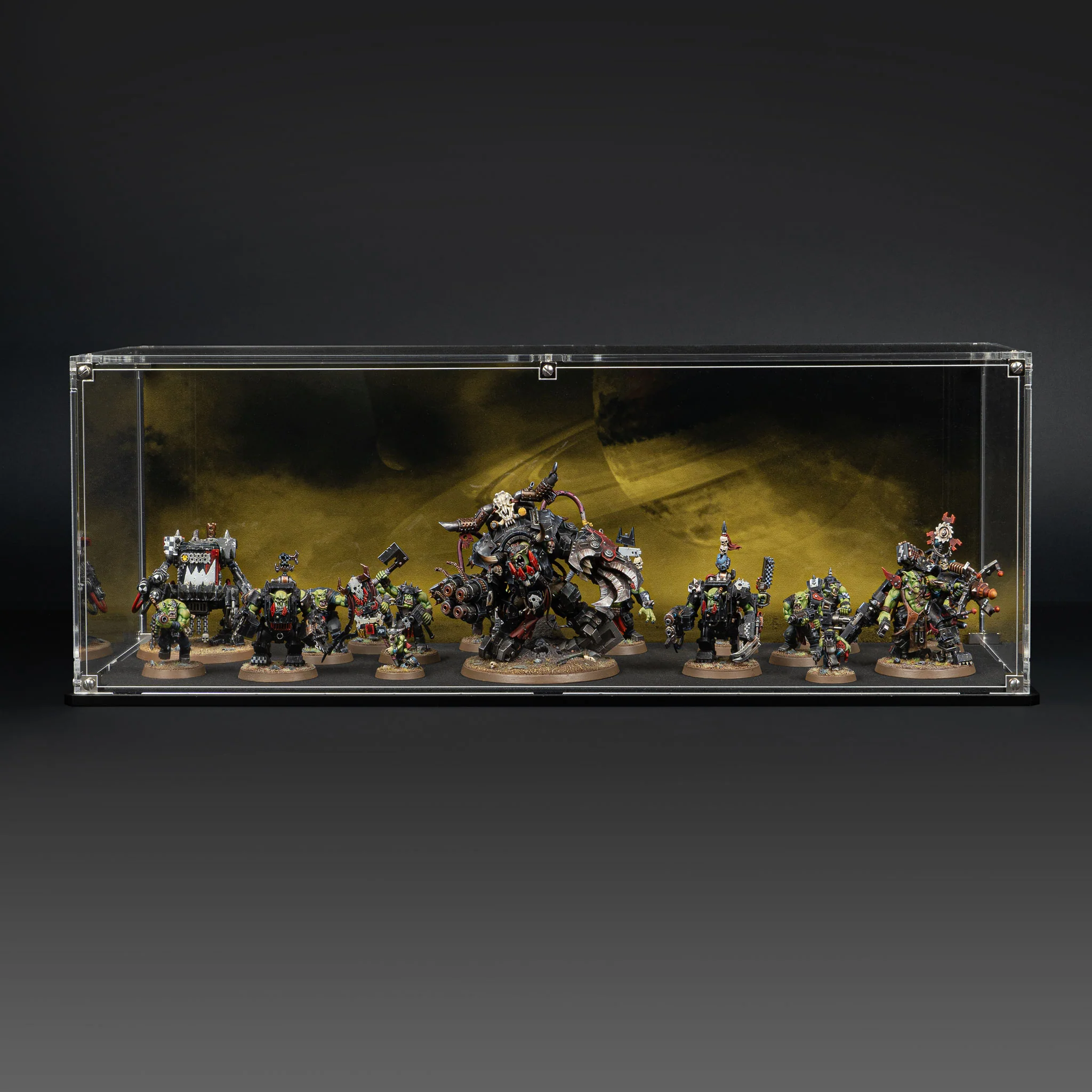 Display Case for Warhammer® Army with Irradiated Wasteland Background - Image 3
