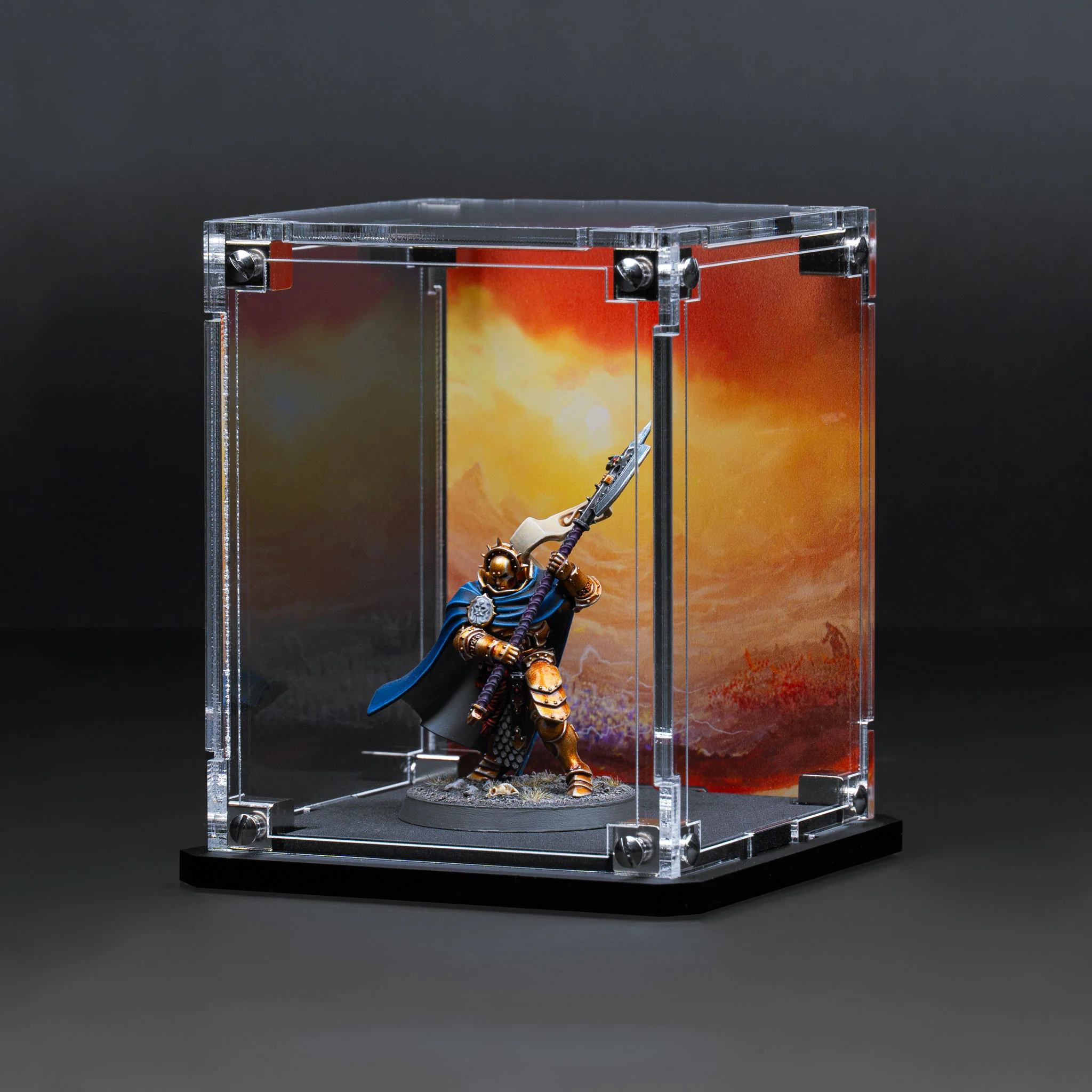 Display Case for Warhammer® Miniature with Eternal Conflict Background - Image 13