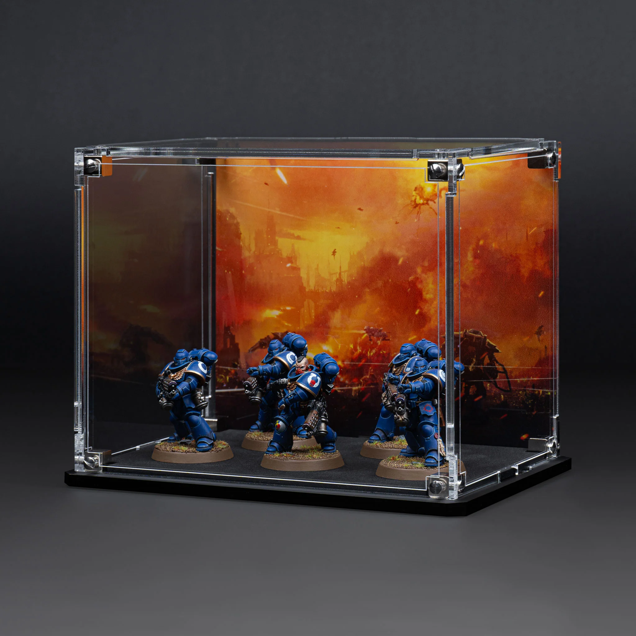 Display Case for Warhammer® Squad with Endless War Background - Image 13