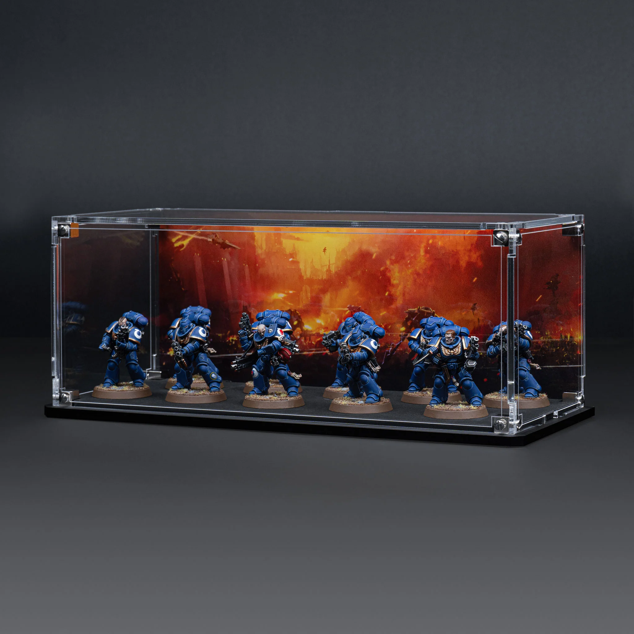 Display Case for Warhammer® Squad with Endless War Background - Image 15