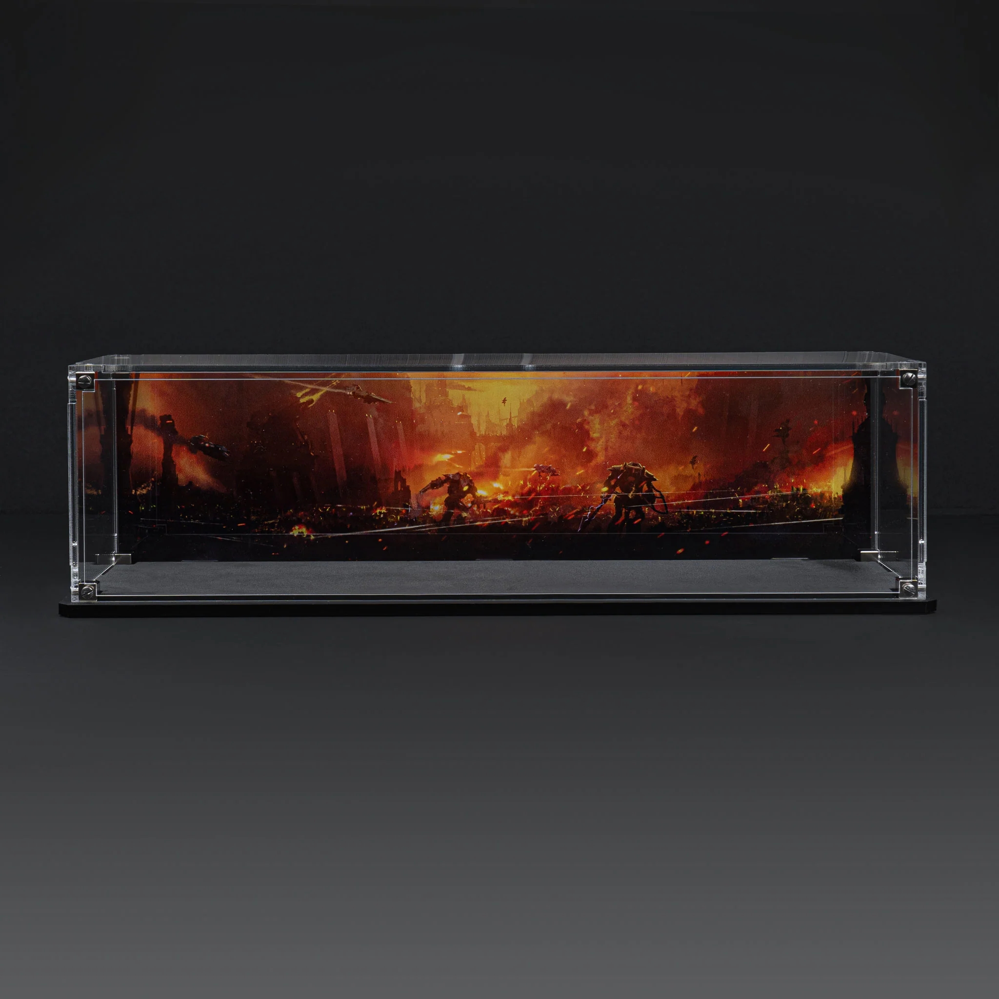 Display Case for Warhammer® Squad with Endless War Background - Image 3