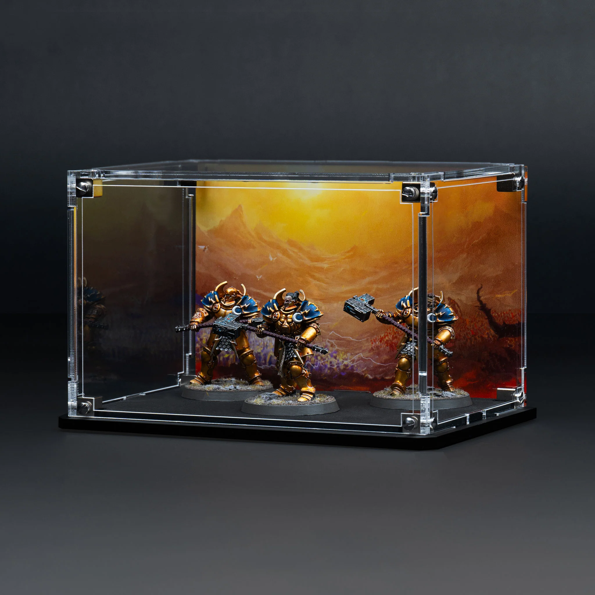 Display Case for Warhammer® Squad with Eternal Conflict Background - Image 11