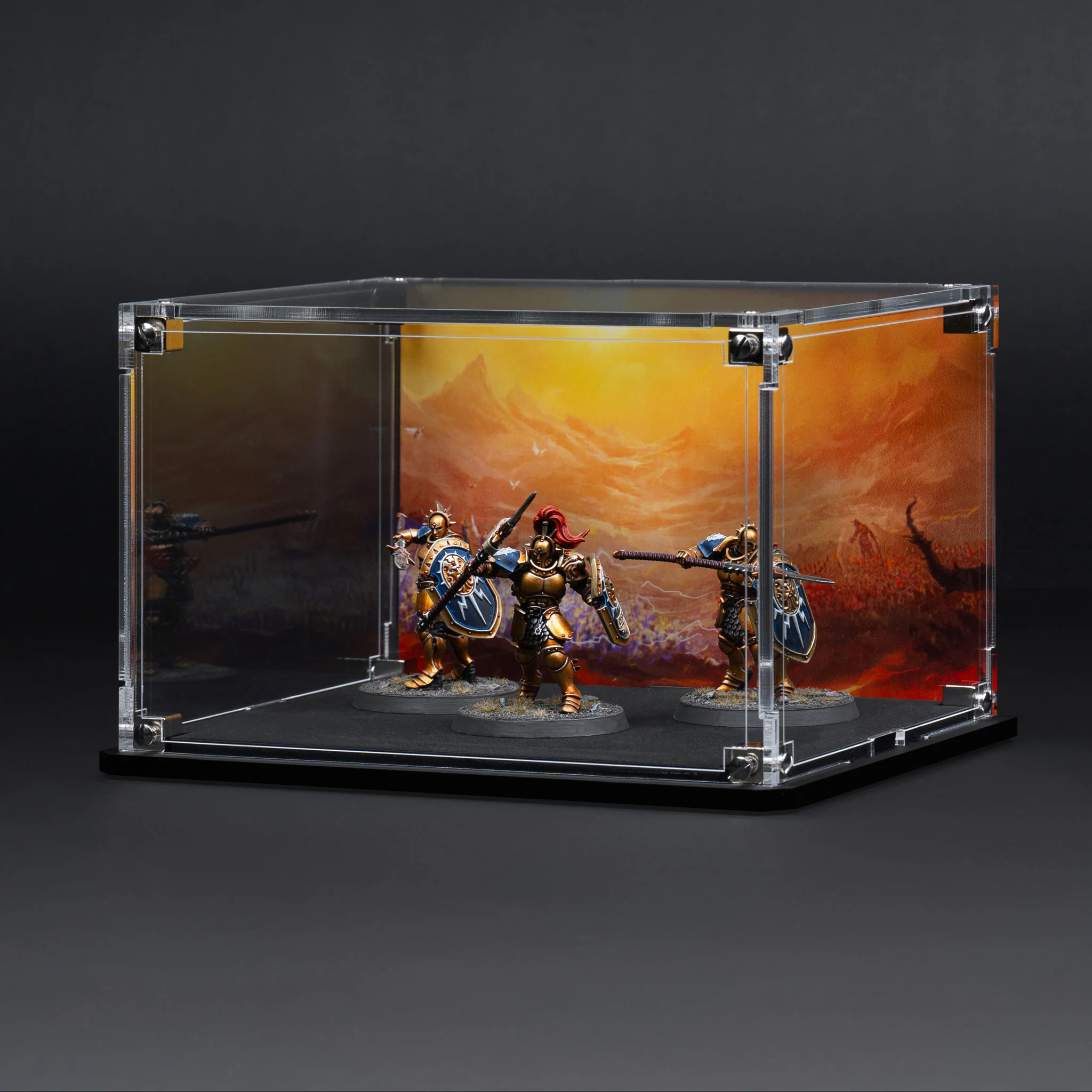 Display Case for Warhammer® Squad with Eternal Conflict Background - Image 12