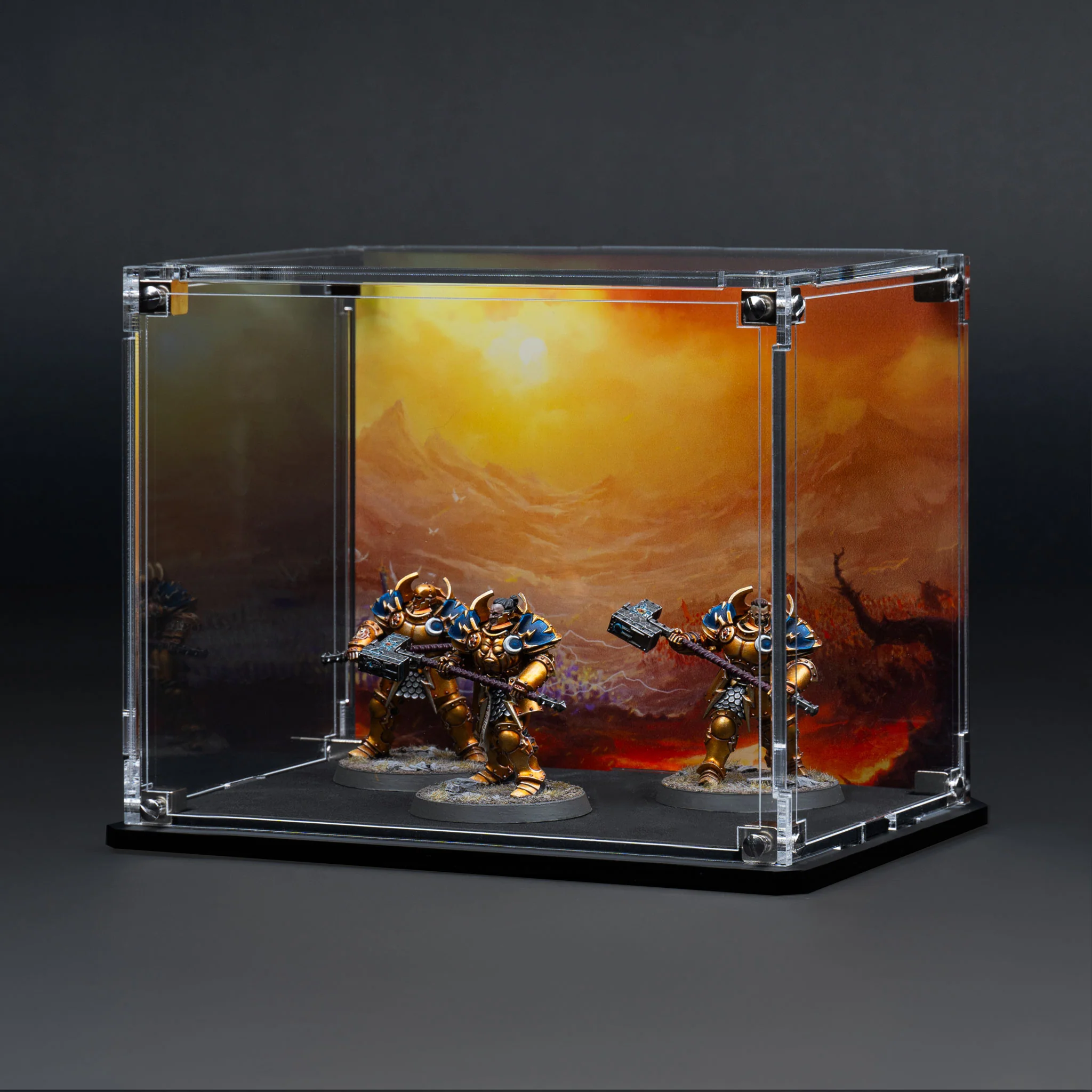 Display Case for Warhammer® Squad with Eternal Conflict Background - Image 13