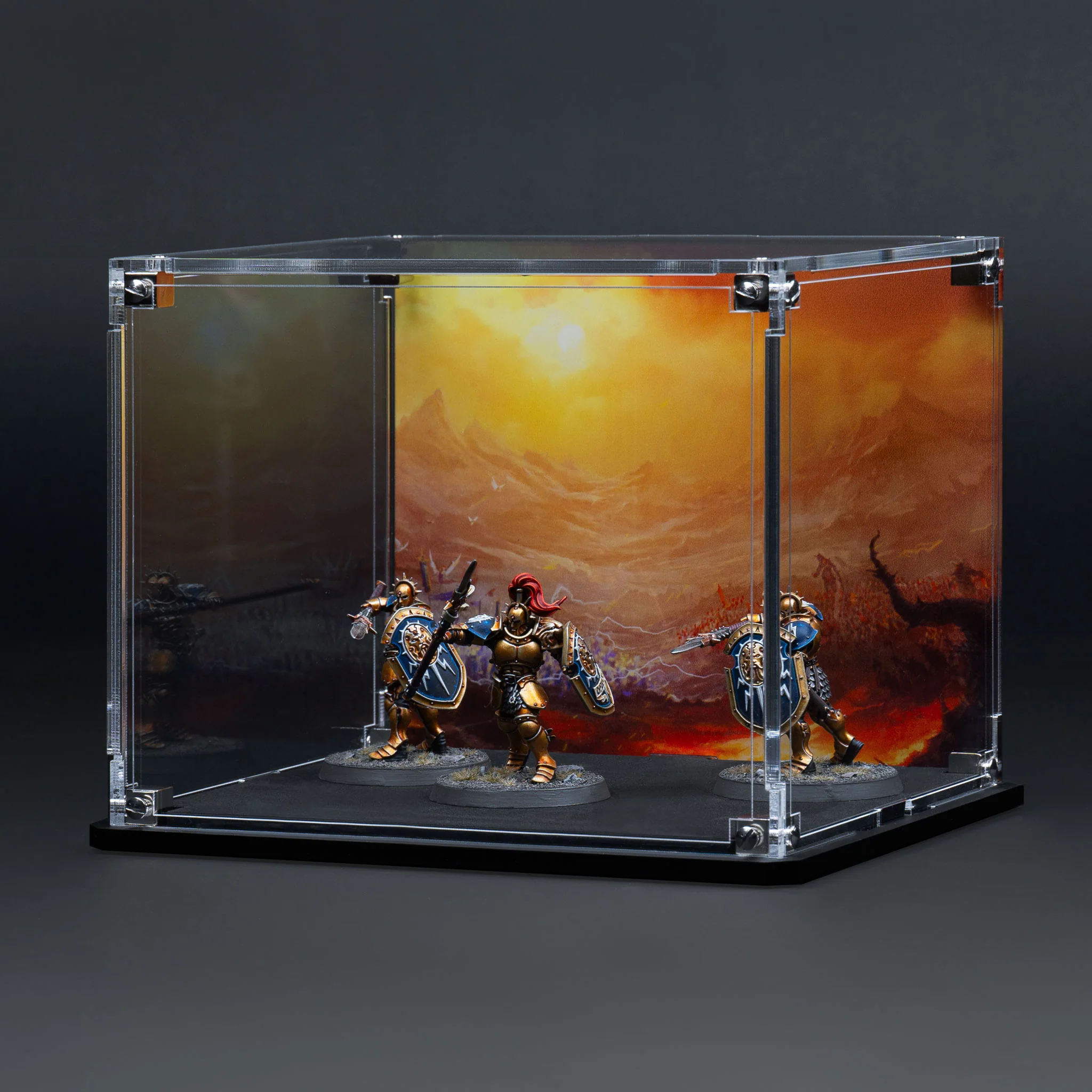 Display Case for Warhammer® Squad with Eternal Conflict Background - Image 14