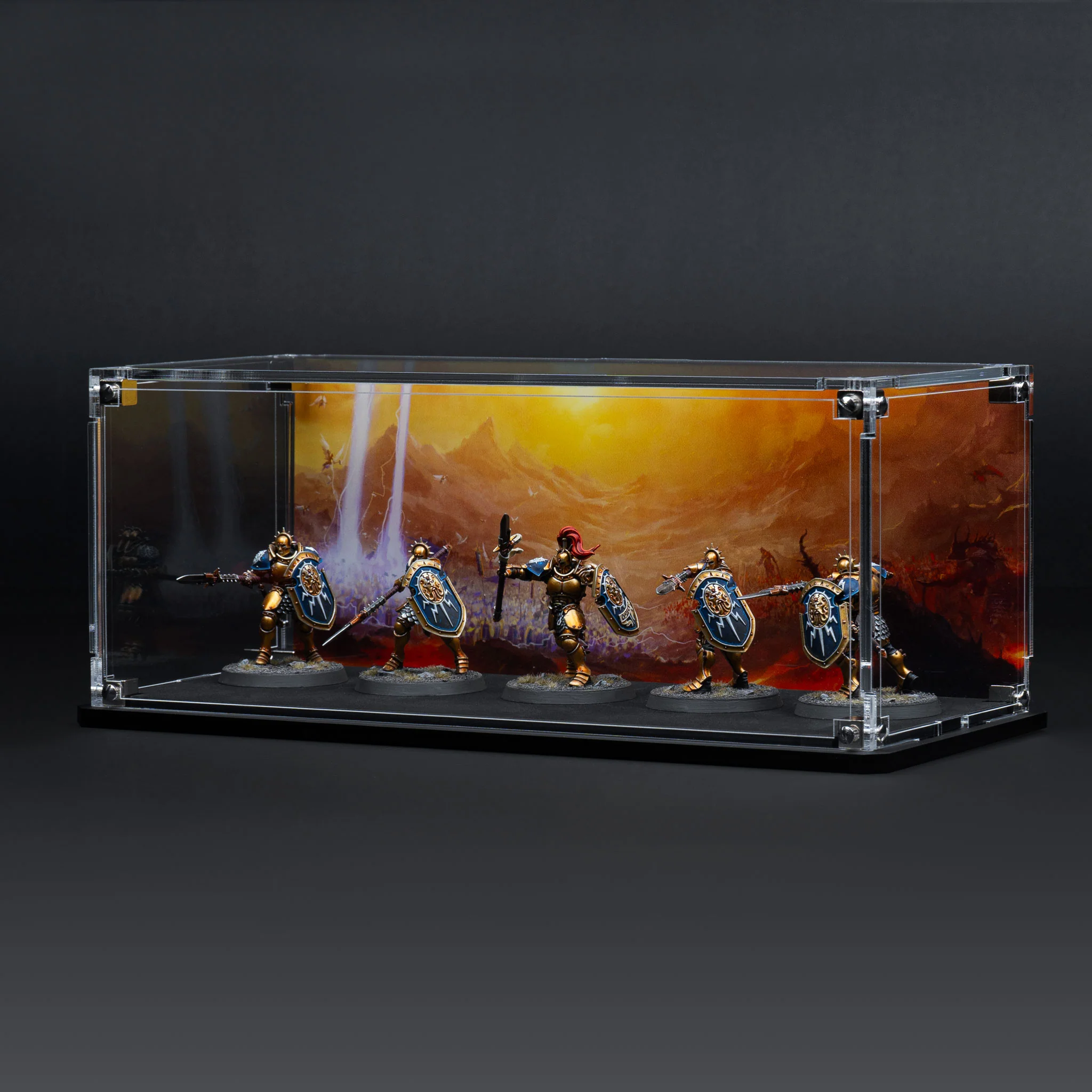 Display Case for Warhammer® Squad with Eternal Conflict Background - Image 15