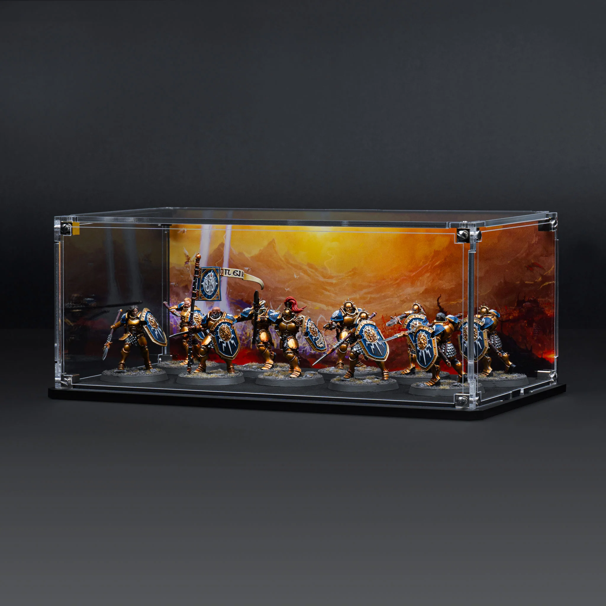 Display Case for Warhammer® Squad with Eternal Conflict Background - Image 16