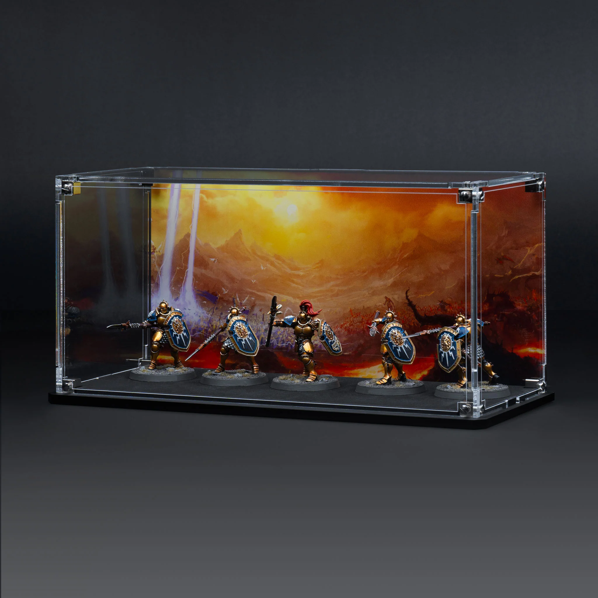 Display Case for Warhammer® Squad with Eternal Conflict Background - Image 17
