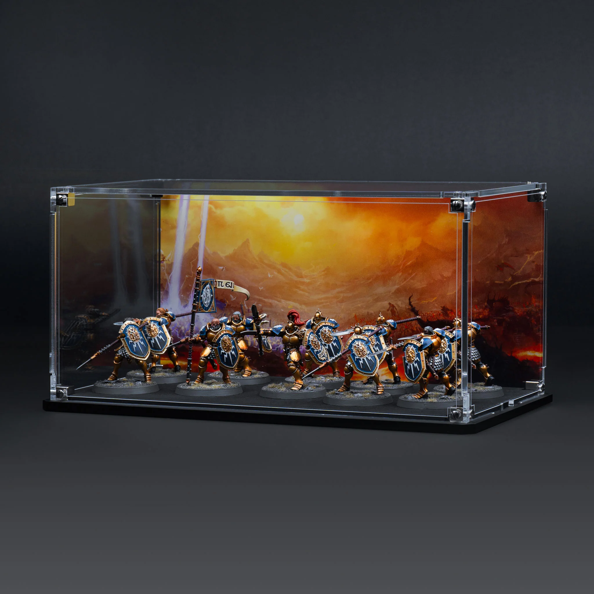 Display Case for Warhammer® Squad with Eternal Conflict Background - Image 18